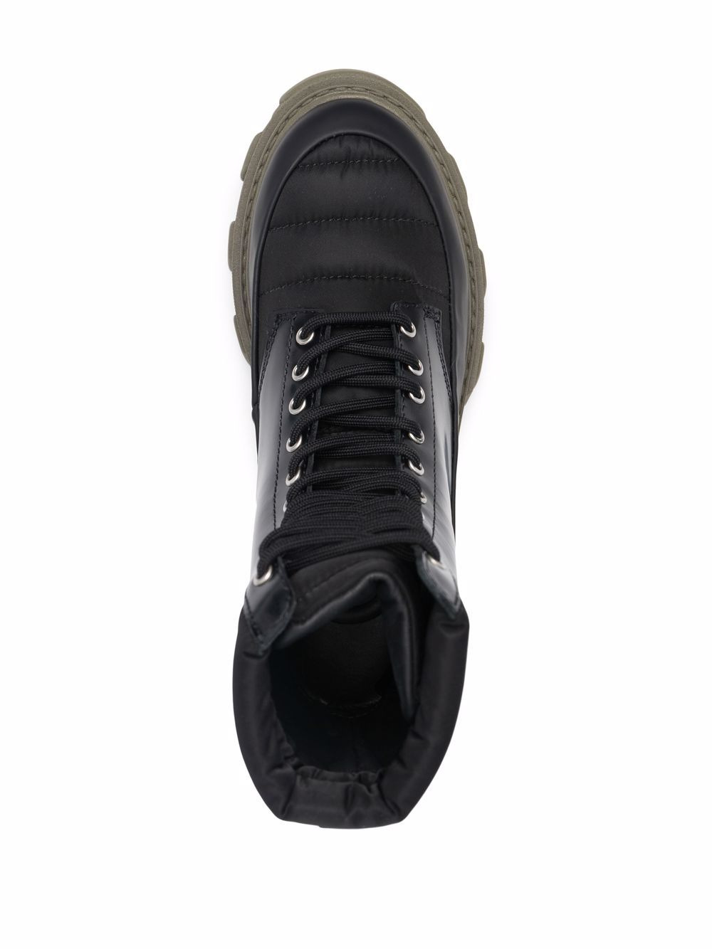 lace-up combat boots - 4