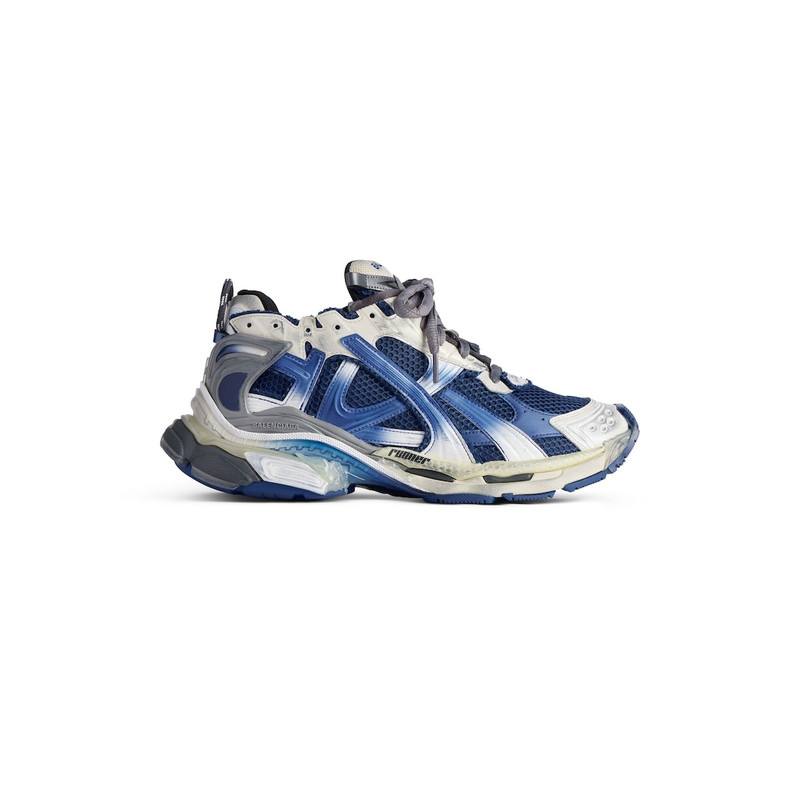 Men's Runner Gradient Sneaker in Beige/navy/grey - 1