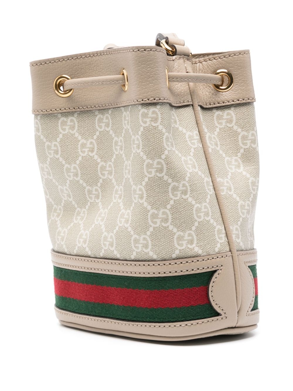 mini Ophidia canvas bucket bag - 3