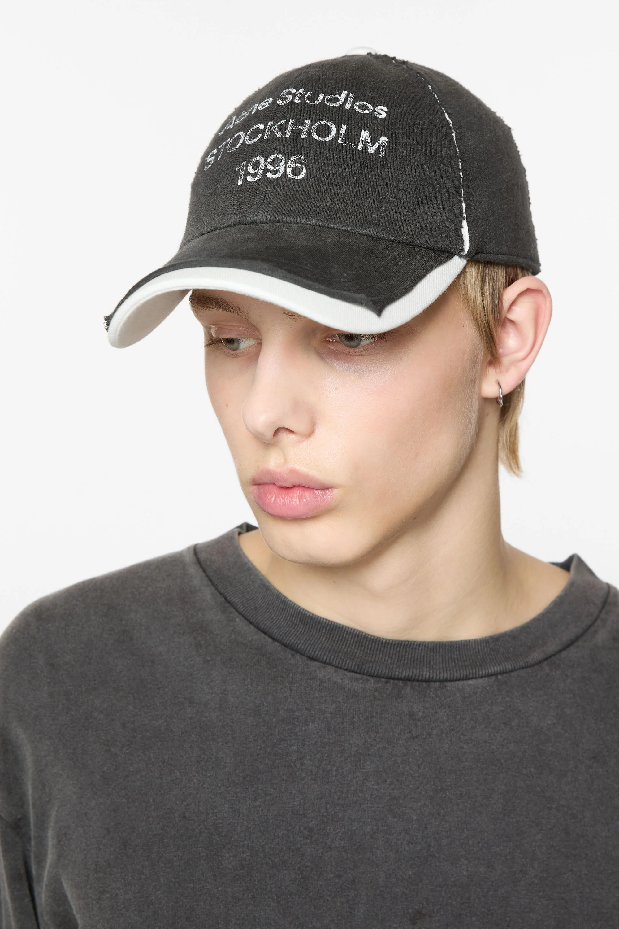 Logo stamp cap - Black - 3