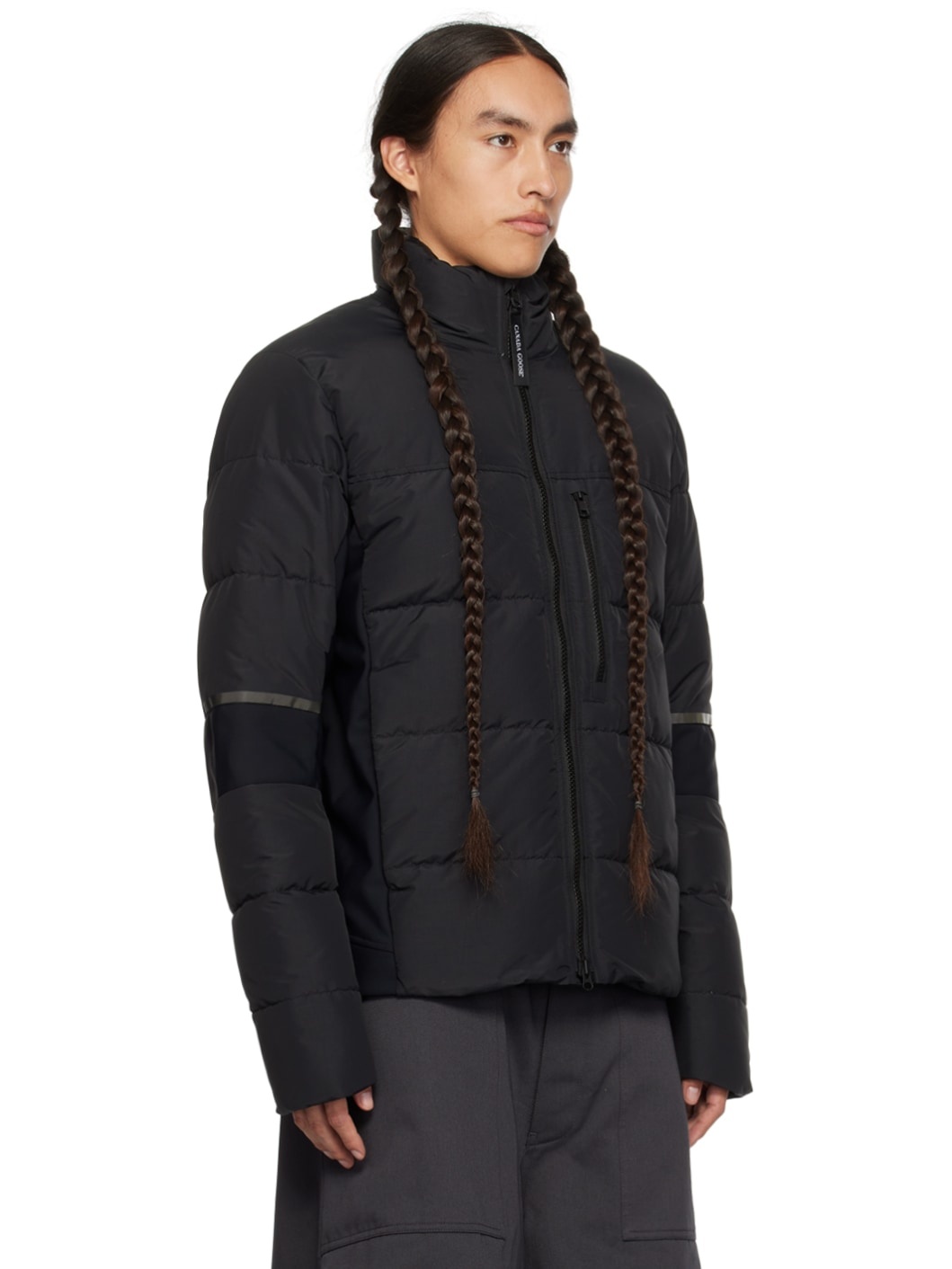 Black HyBridge Down Jacket - 2