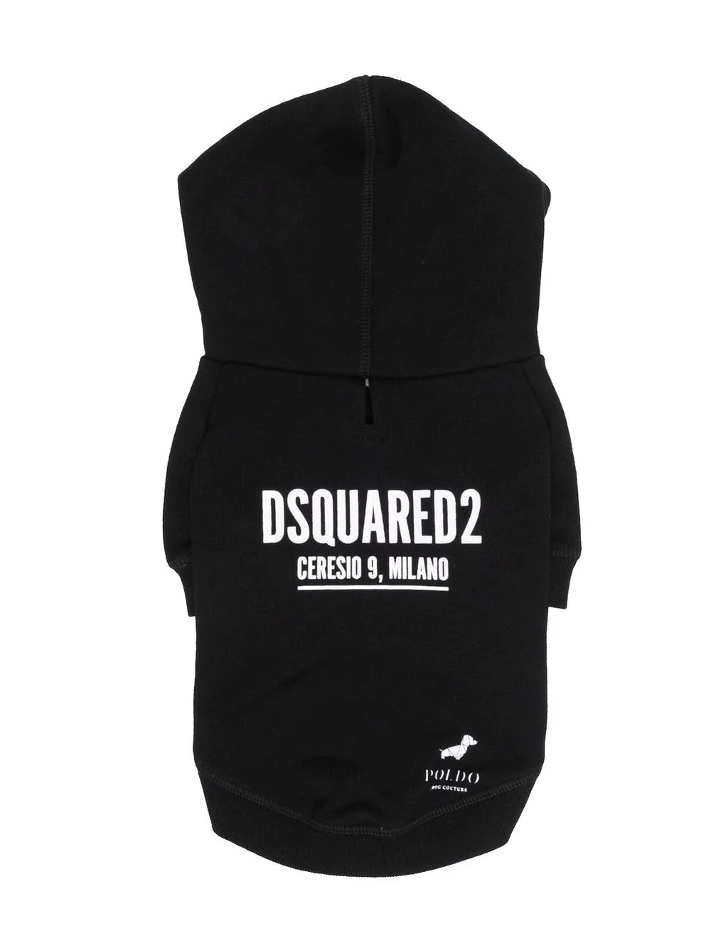 logo-print cotton hoodie - 4