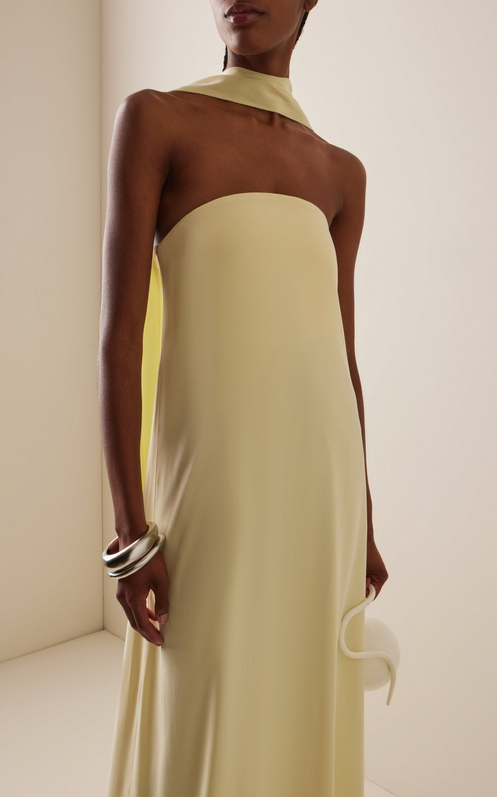 Bia Strapless Maxi Dress yellow - 3