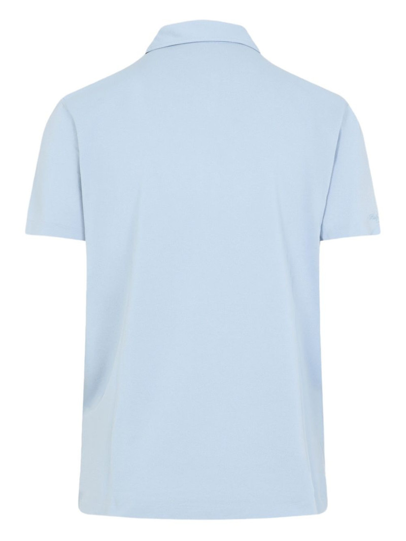 Ralph Lauren piqué-weave polo shirt outlook