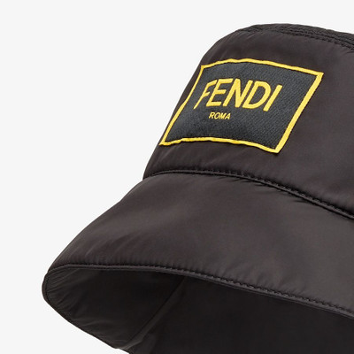 FENDI Black nylon bucket hat outlook