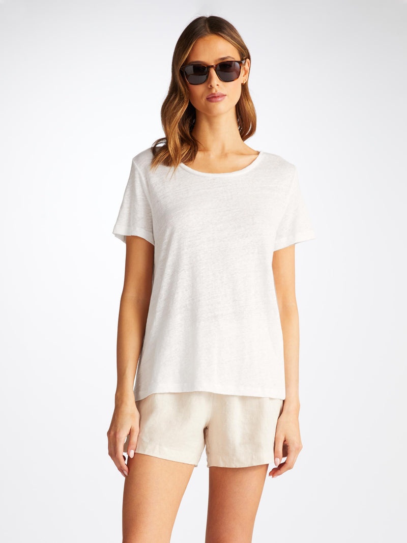 Women's T-Shirt Jordan Linen White - 1