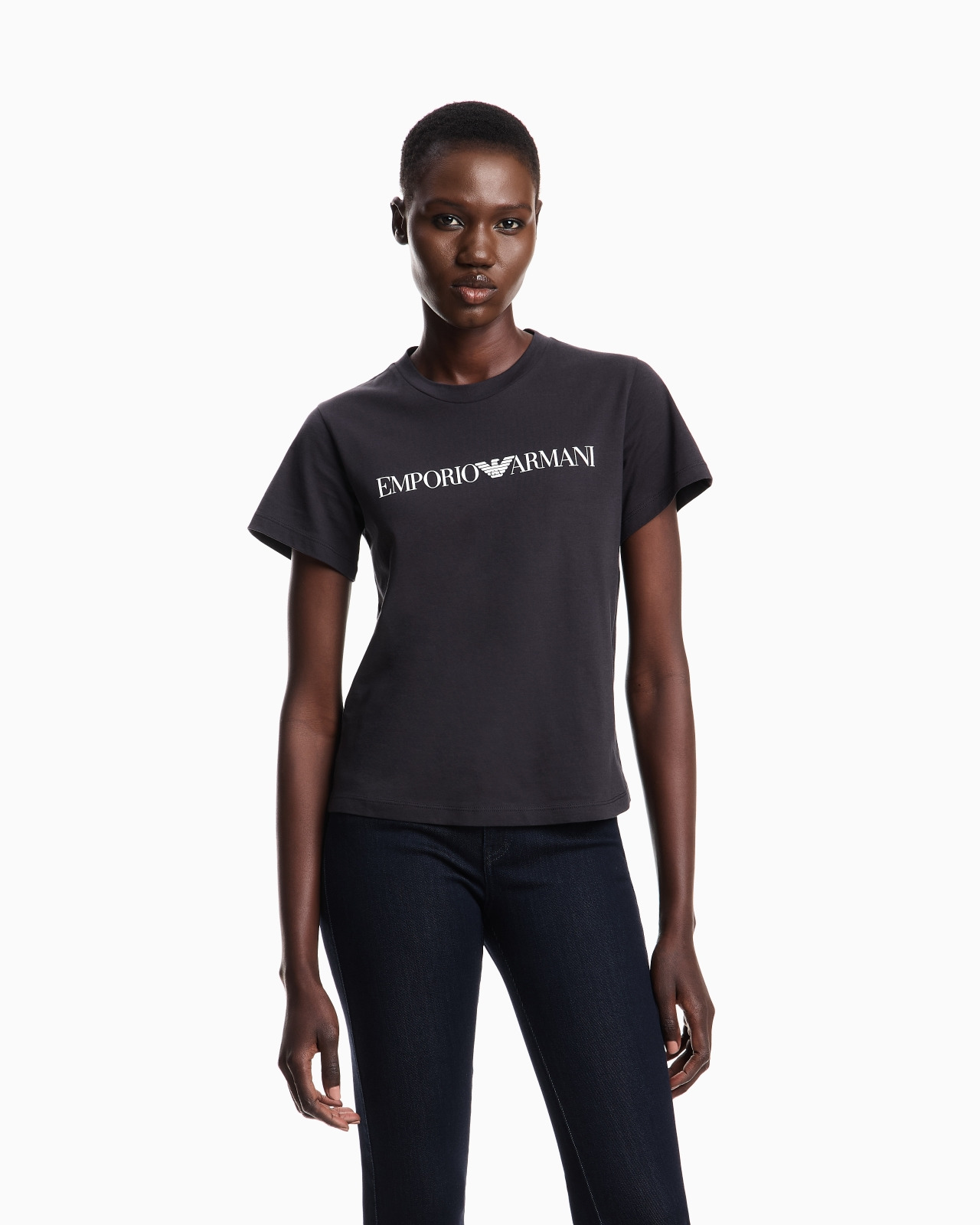 ASV organic-jersey T-shirt with logo print - 4