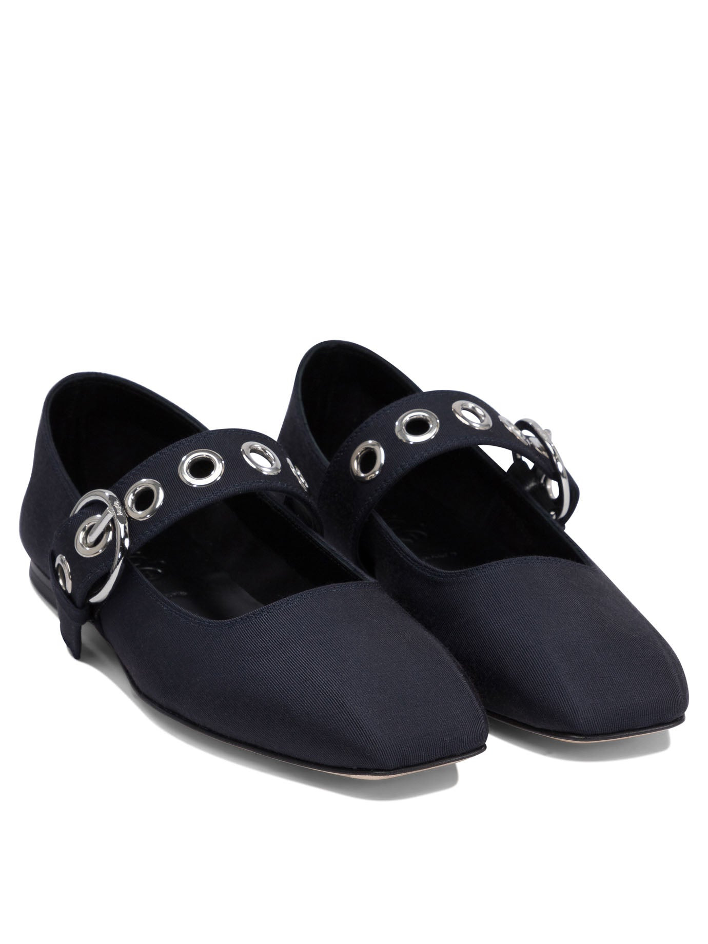 Aeyde Women "Uma Eyelet" Mary Jane Bellet Flats - 2