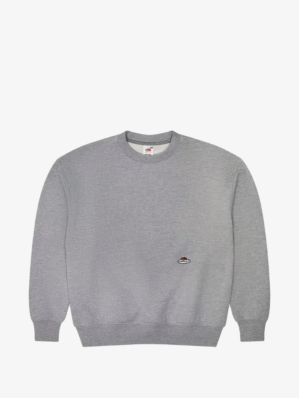 x Fruit of the Loom logo-patch sweatshirt - 1