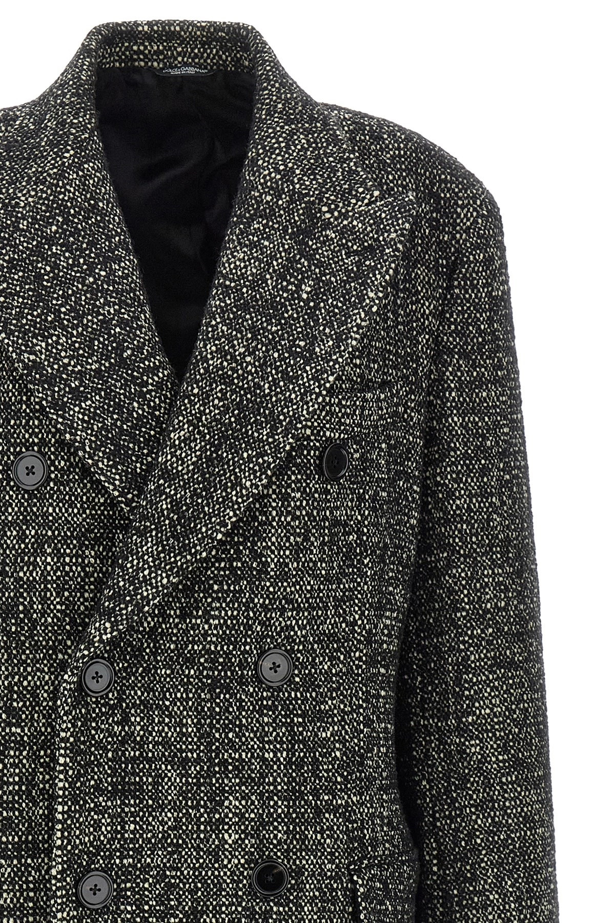 Bouclé wool coat - 3