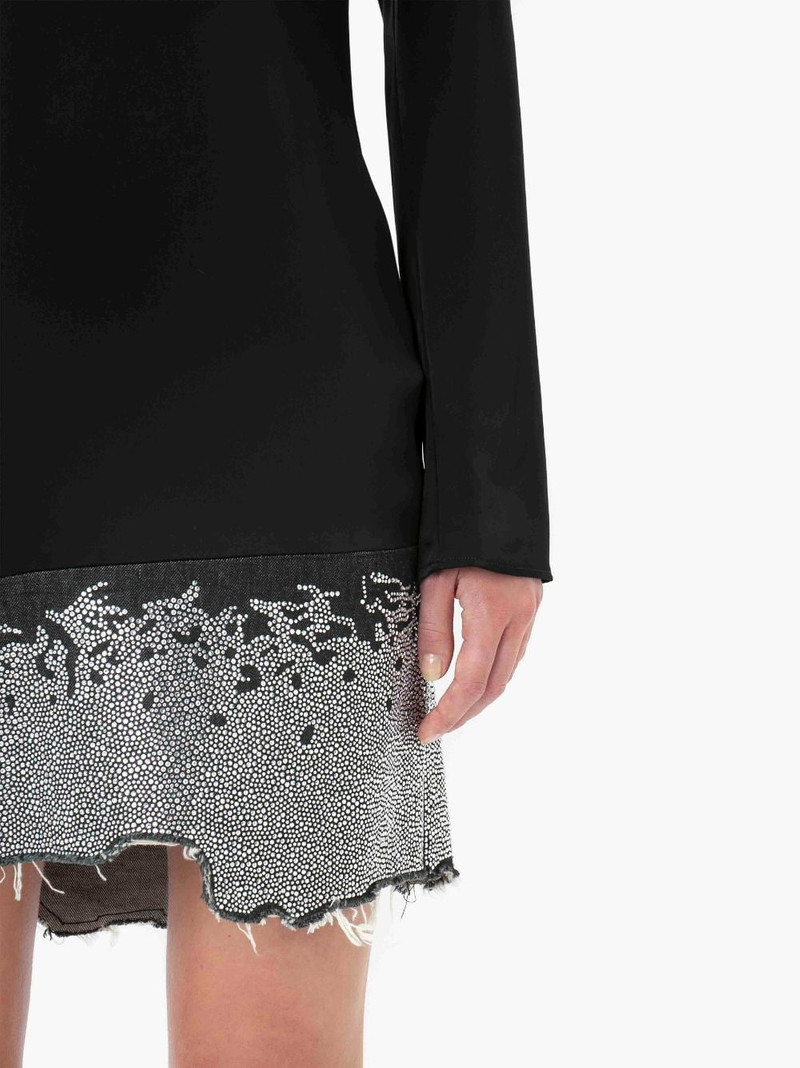 DISTRESSED GLITTER HEM DRESS 6