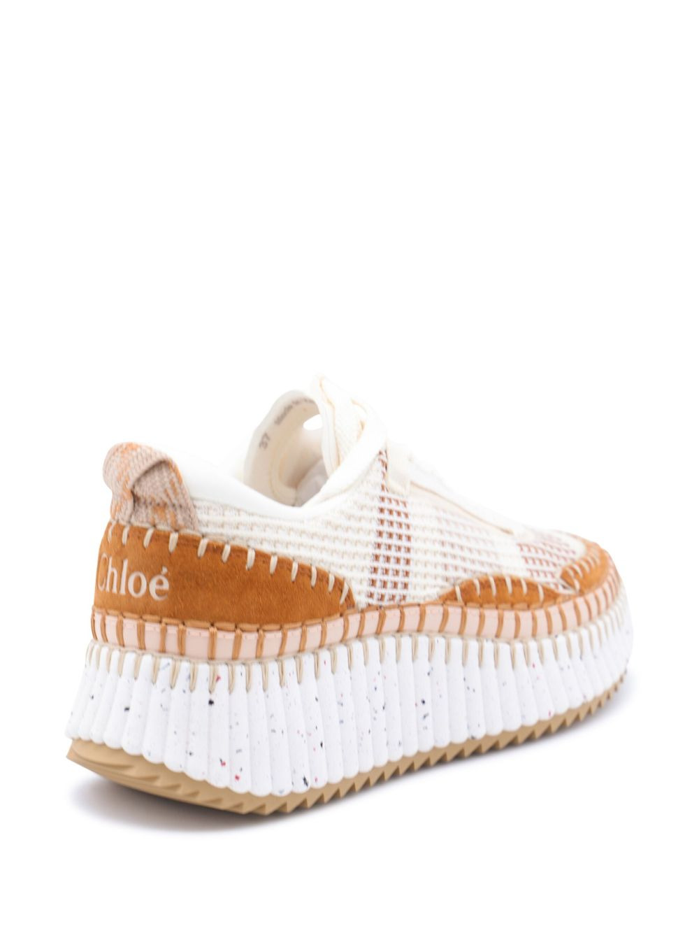 Nama textured-sole lace-up sneakers - 3