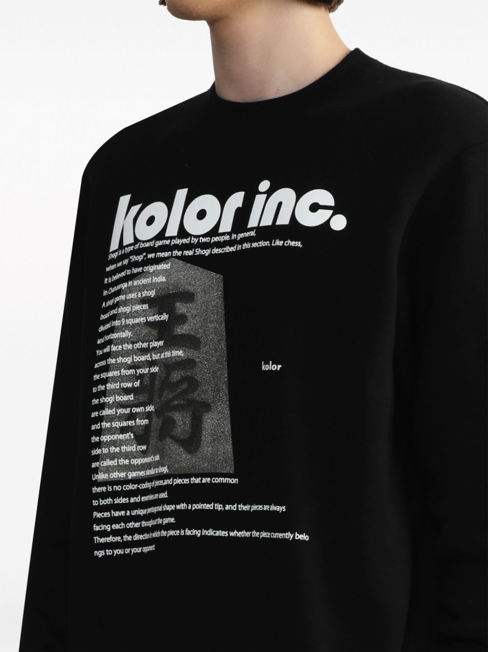 logo-print cotton sweatshirt - 5