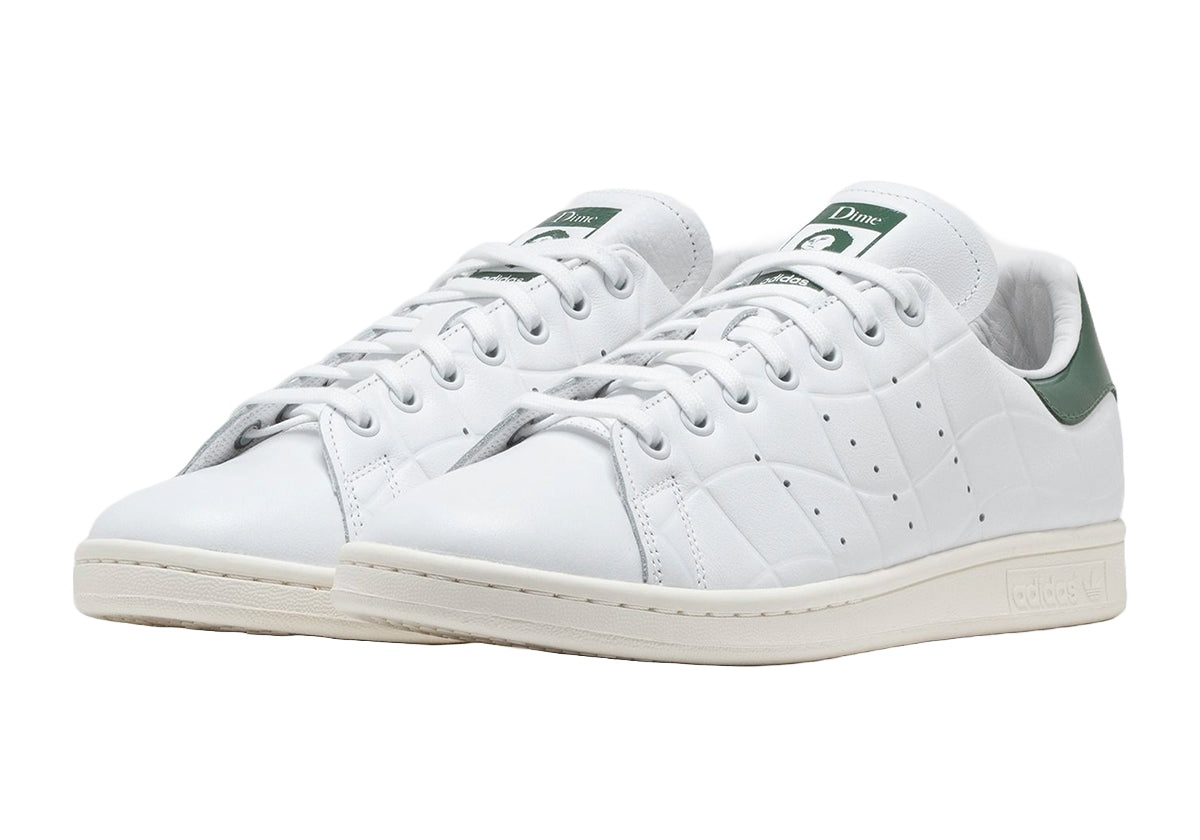 adidas x Dime Stan Smith 'White Colligate Green' IG2044 - 3