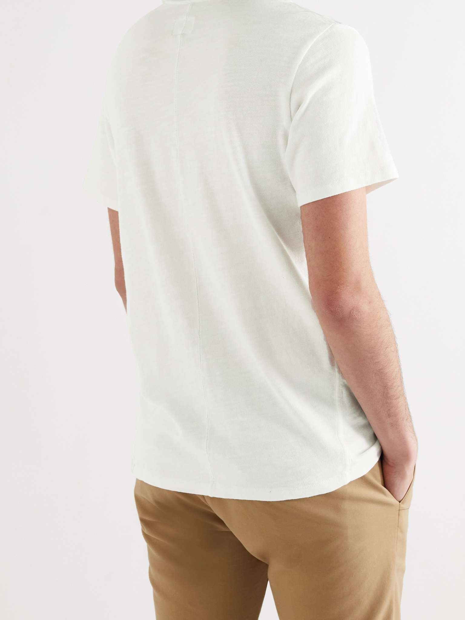 Classic Flame Slub Cotton-Jersey T-Shirt - 4