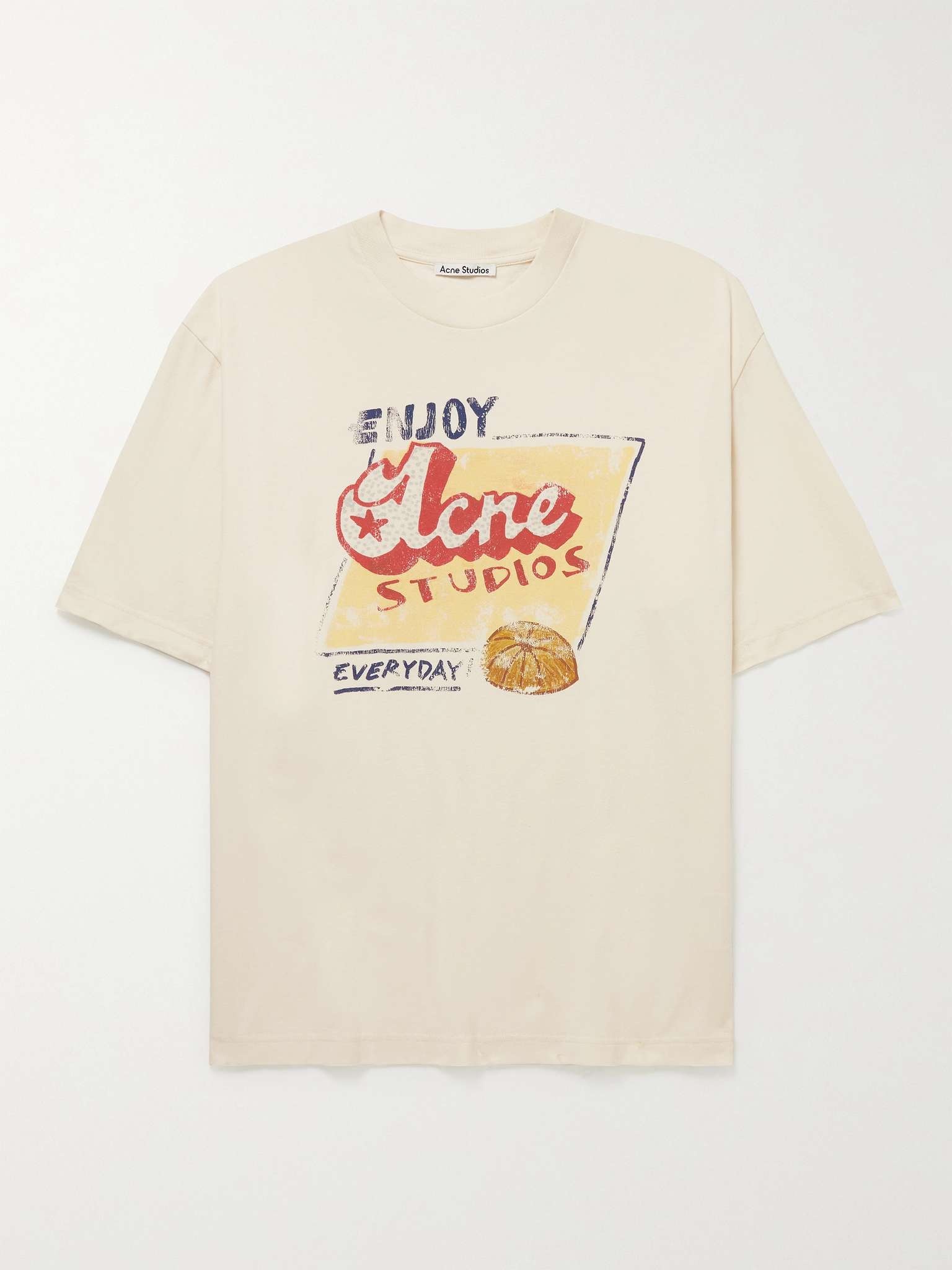 + Grant Levy Oversized Logo-Print Cotton-Jersey T-Shirt - 1