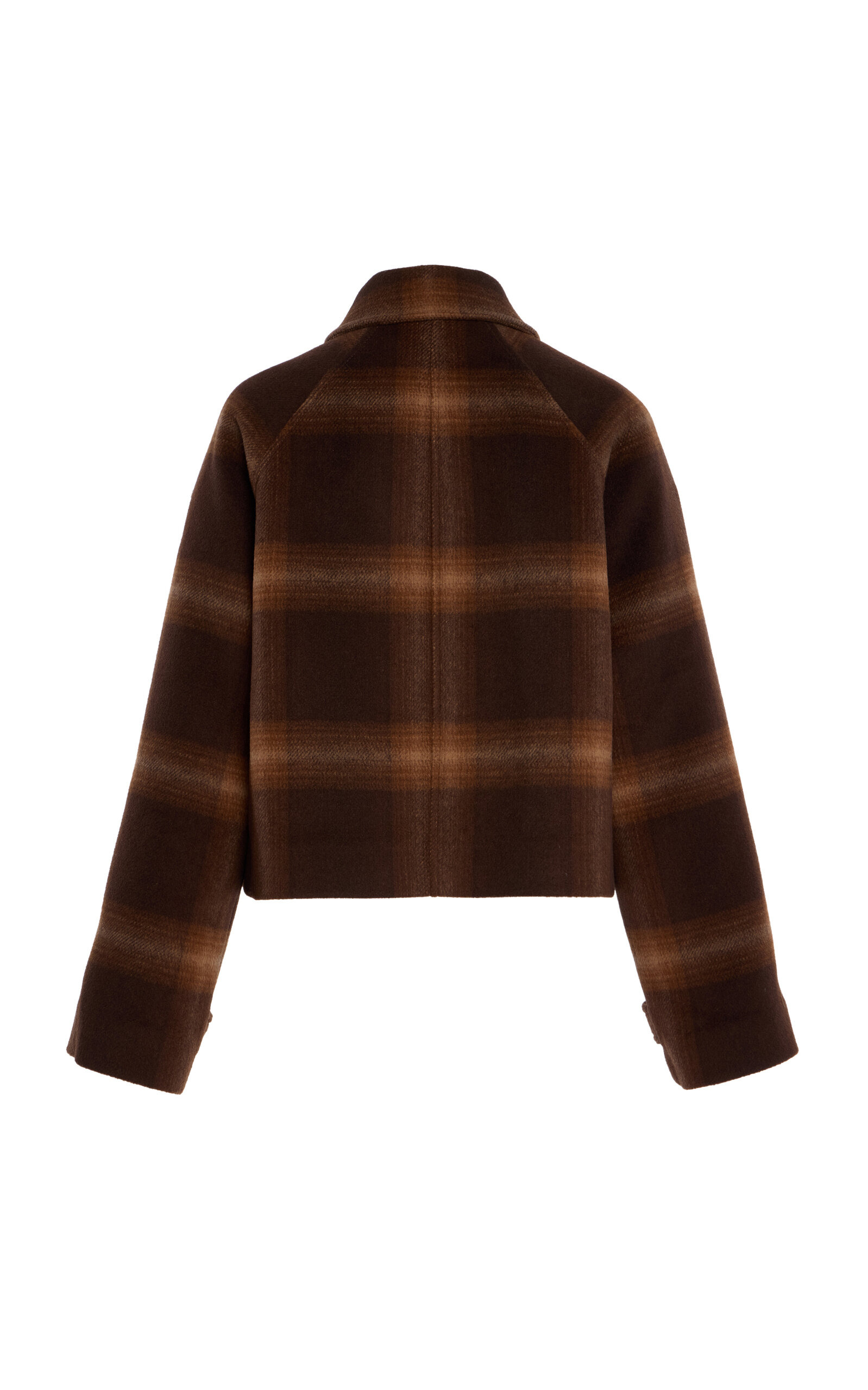 Colby Wool Cropped Jacket plaid - 2
