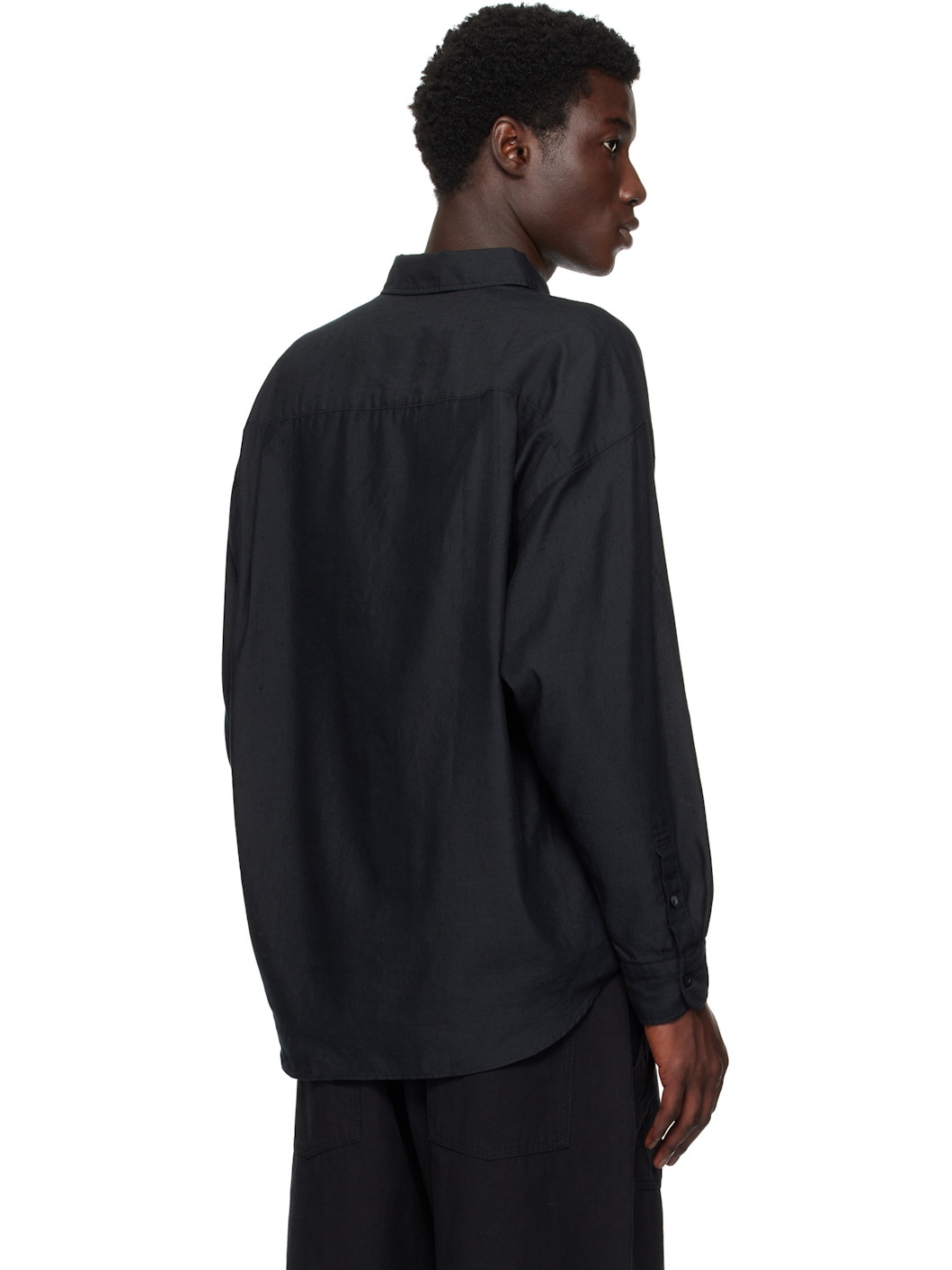 Black L/S Overshirt - 3