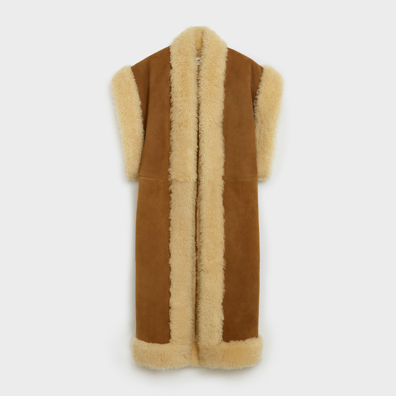 CARDIGAN COAT IN SHEARLING 1