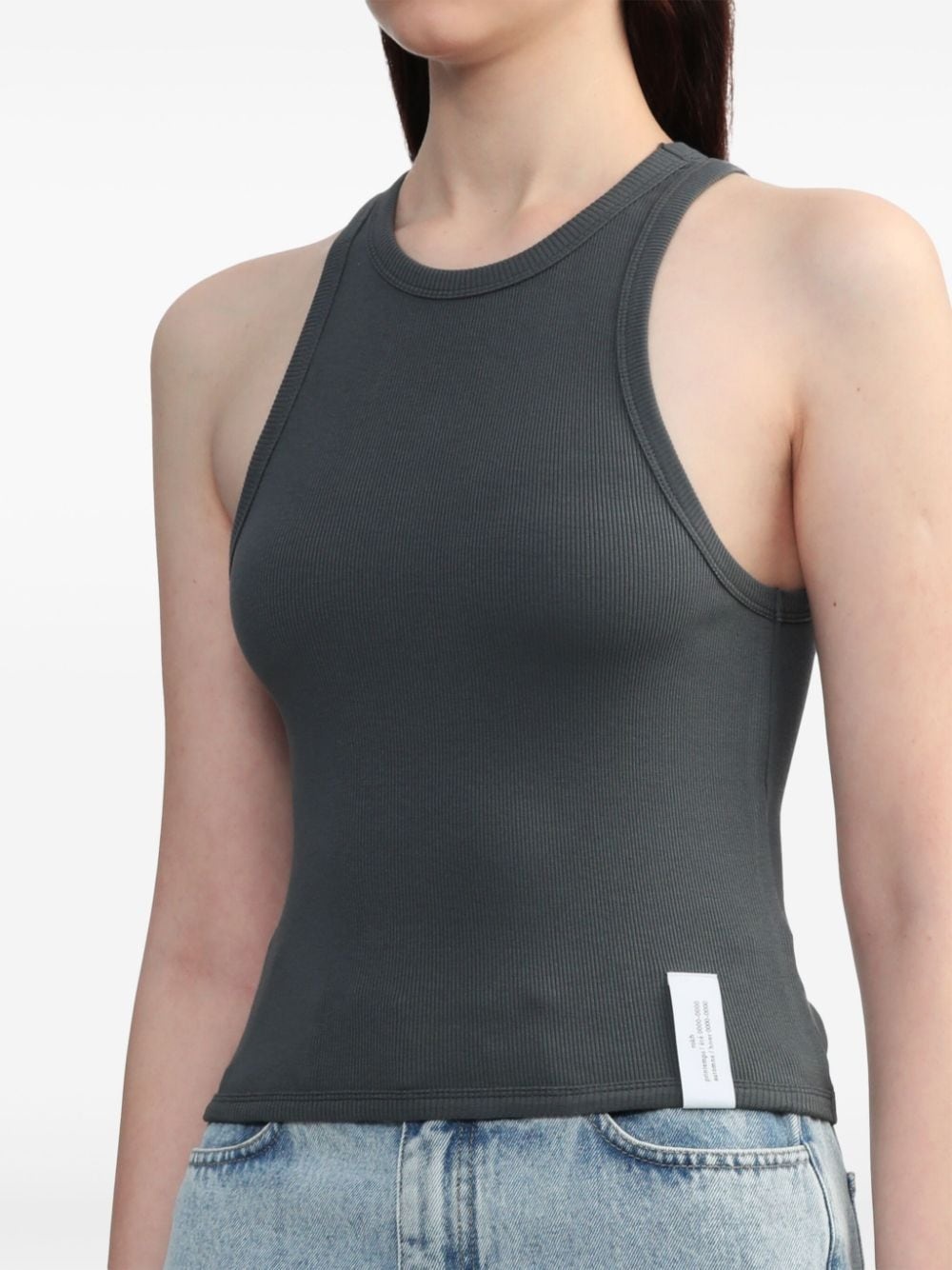 ribbed-knit tank top - 5