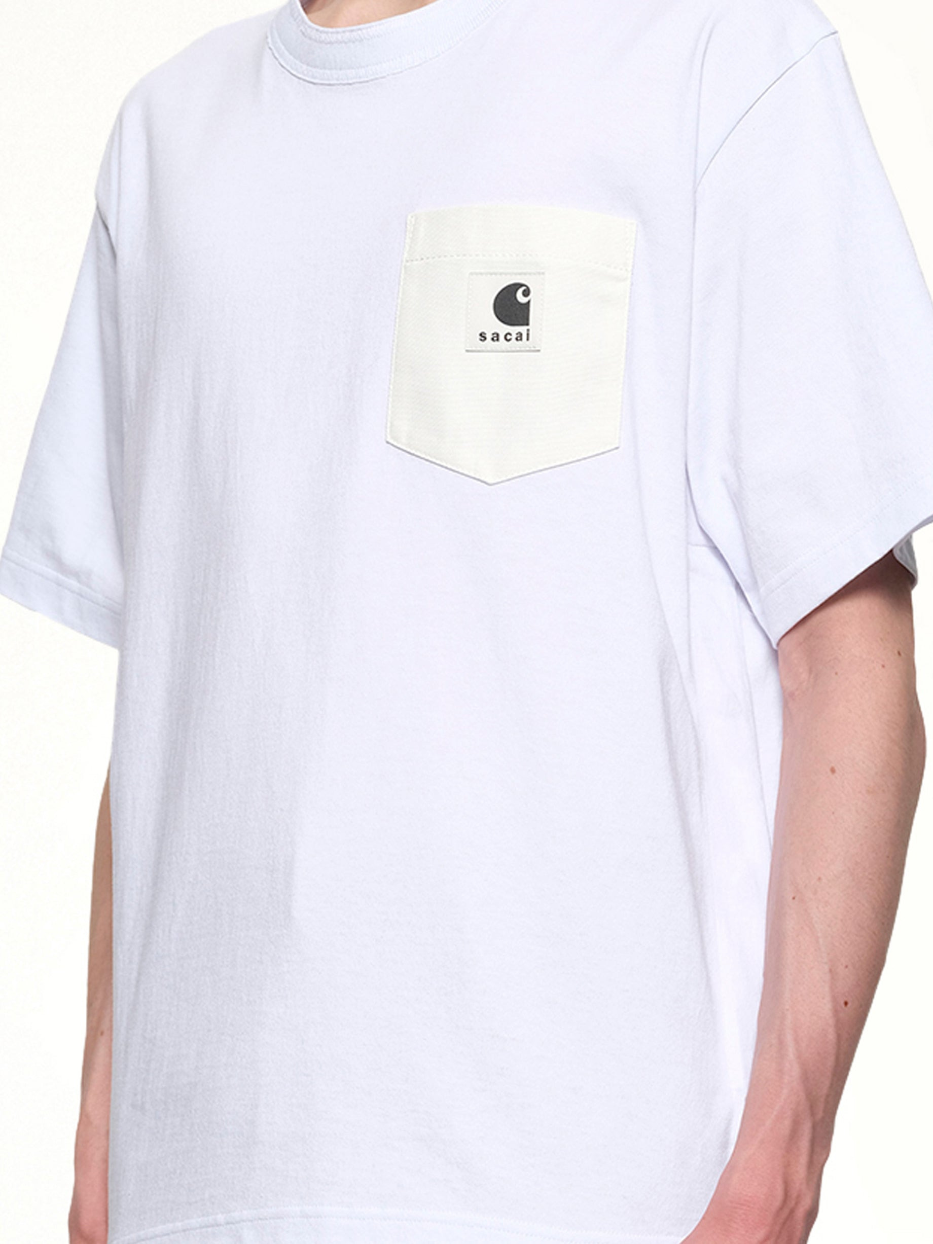 Carhartt WIP Cotton Jersey T-Shirt in White - 6