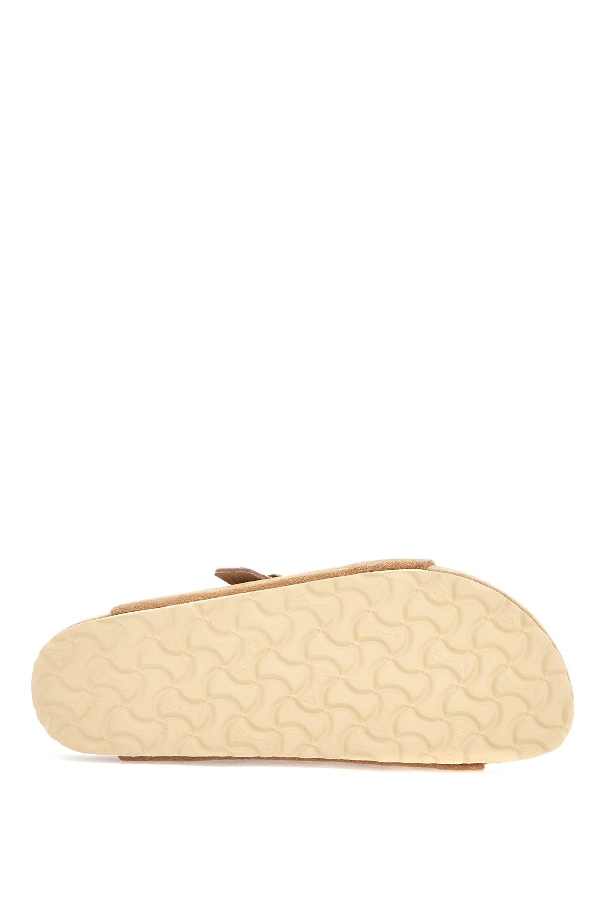 BIRKENSTOCK Beige Suede Zurich Sandals With Adjustable