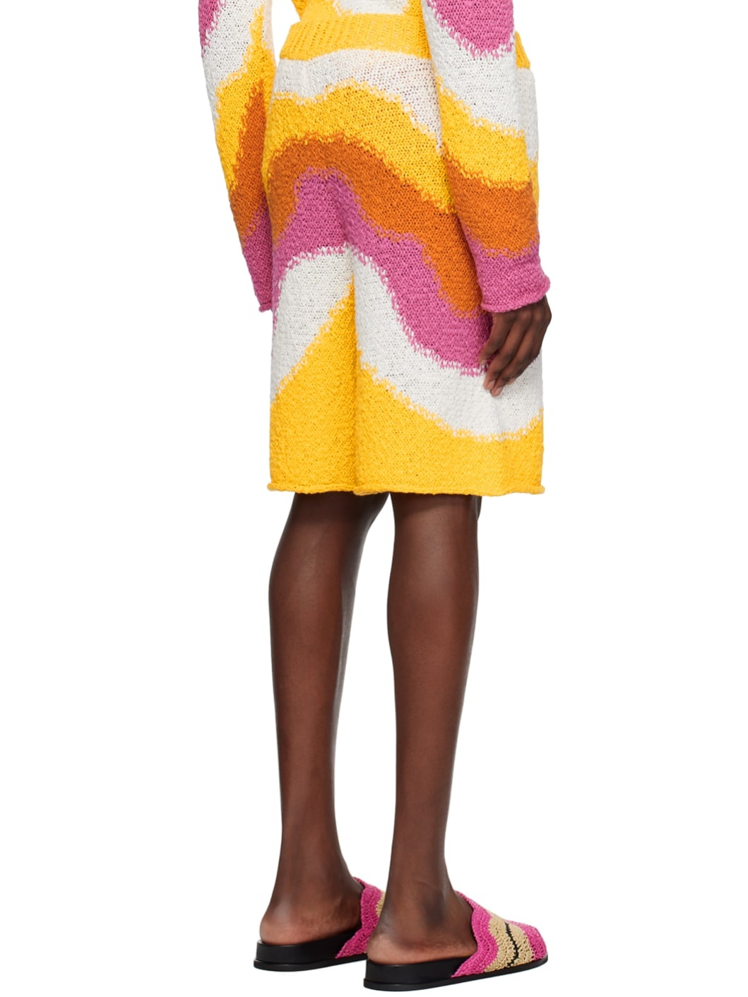 Multicolor Intarsia Shorts - 3