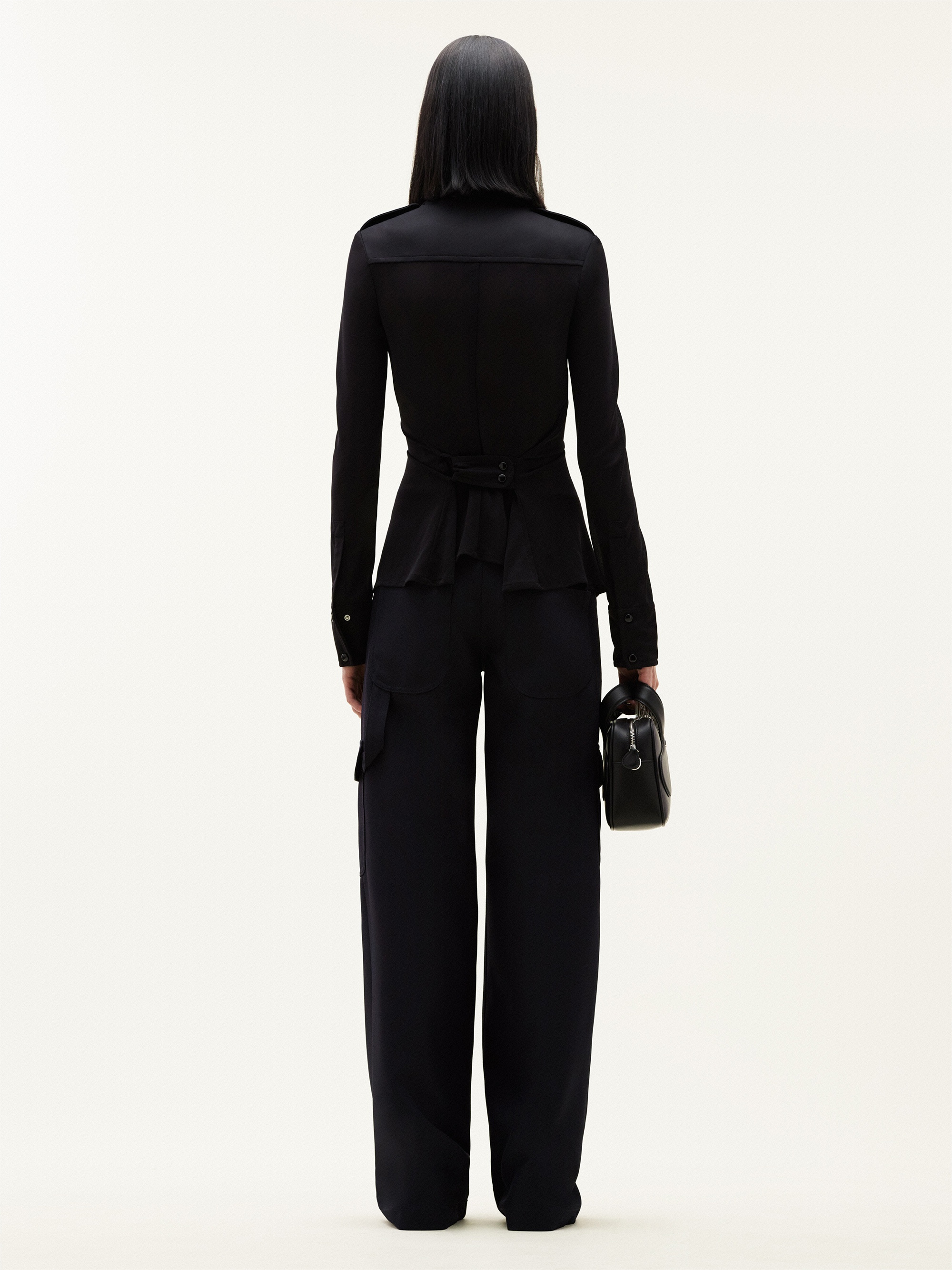 TWILL BAGGY TROUSERS - 4
