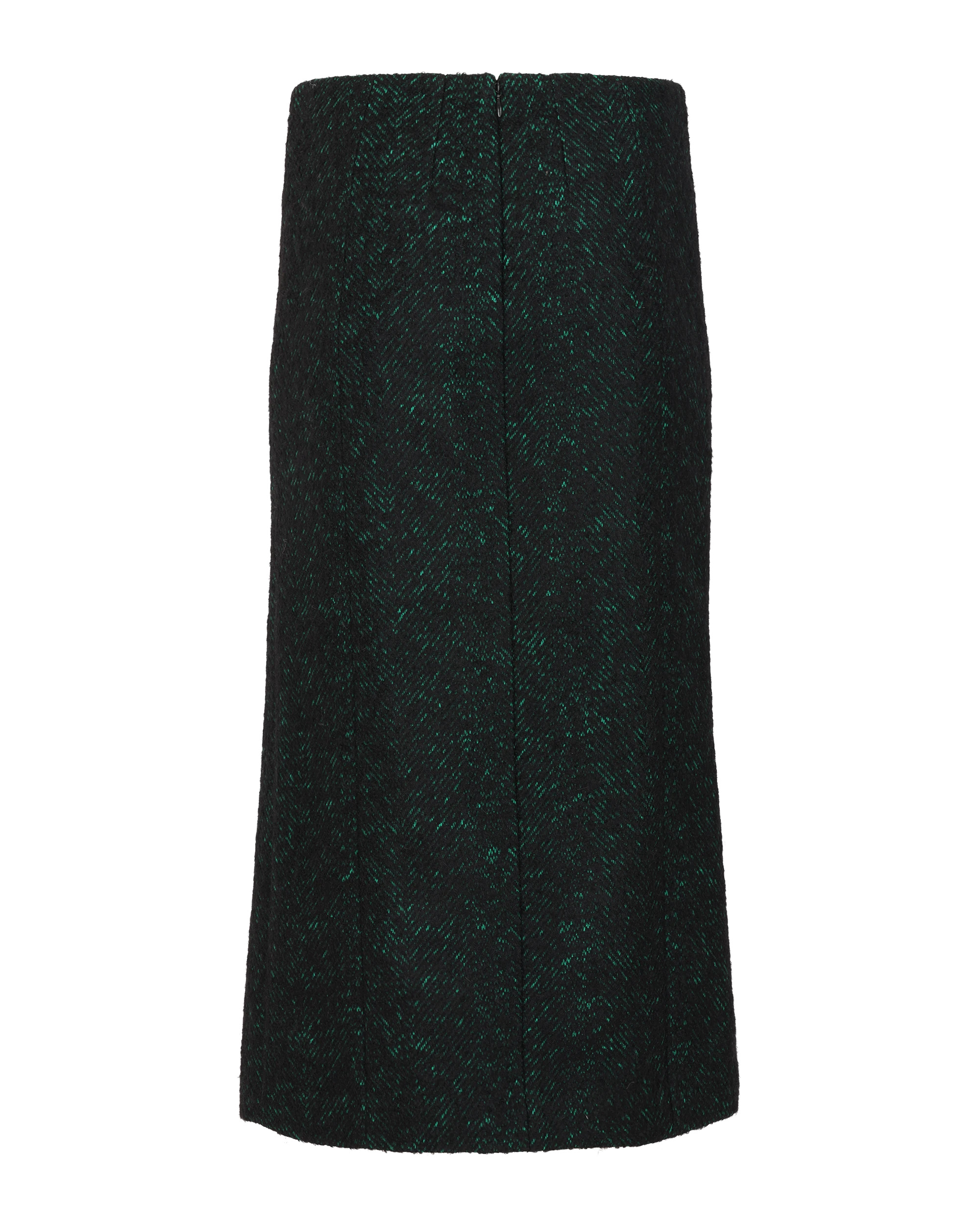 TAILORED MIDI SKIRT CYPRESS BLACK - 2