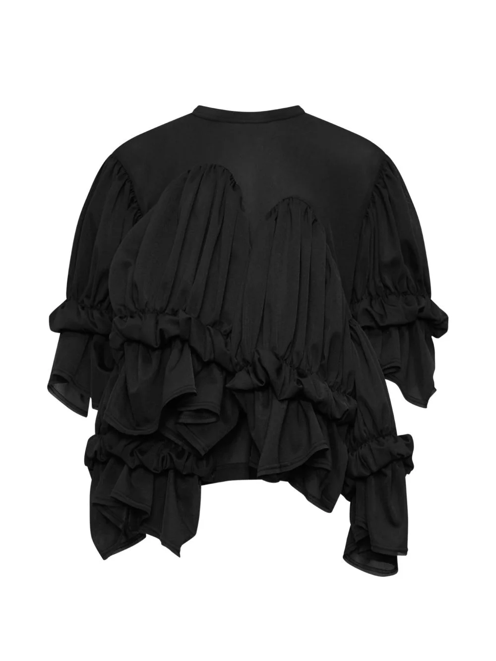 ruffled layered blouse - 1