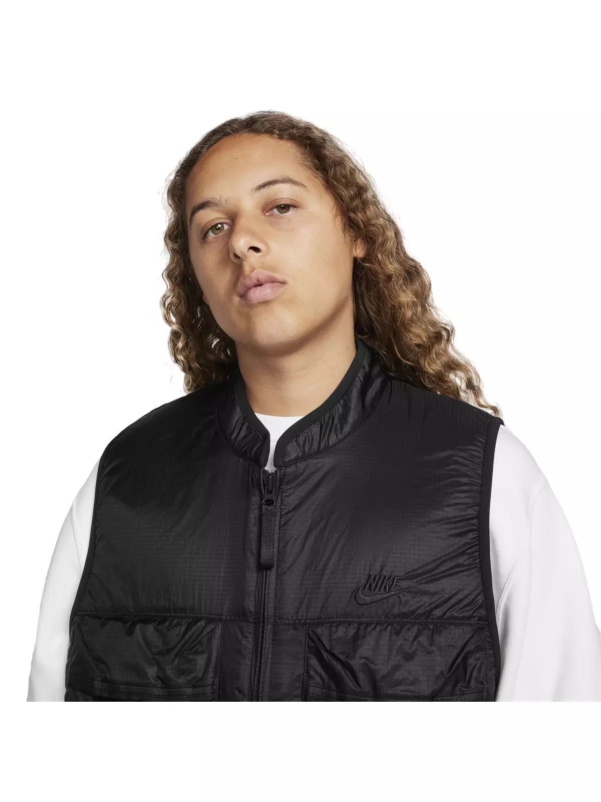 Men's Tech Fleece Utility Vest - Black - 3