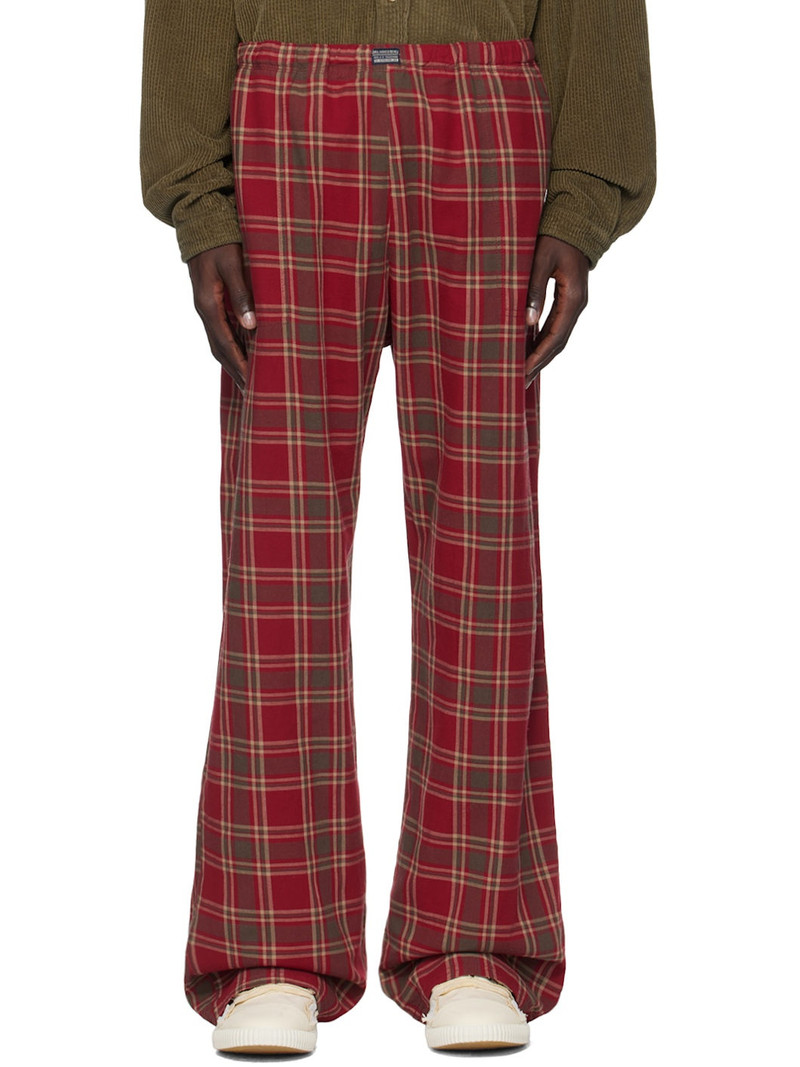 Red Plaid PJ Lounge Pants 1