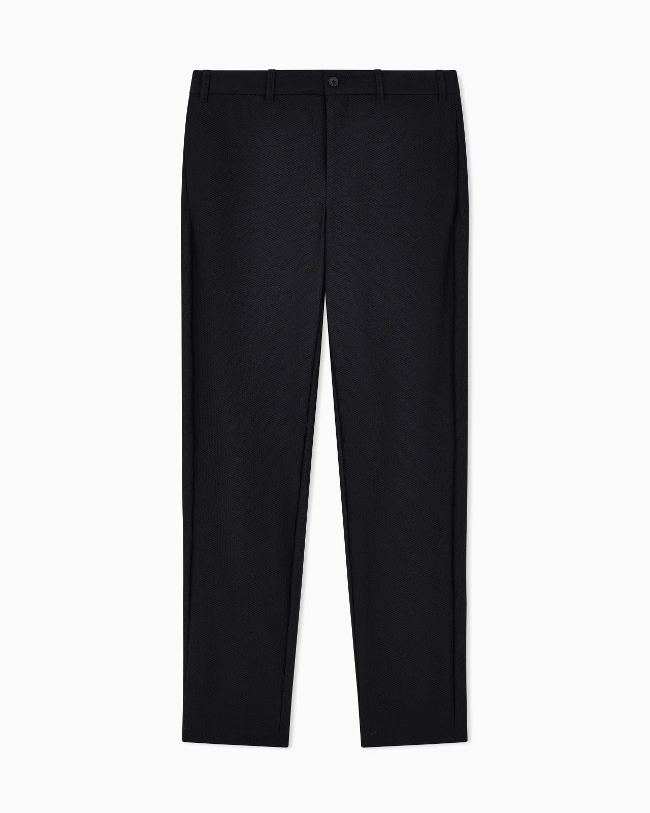 TECHNICAL WAFFLE FLAT-FRONT TROUSERS - 1