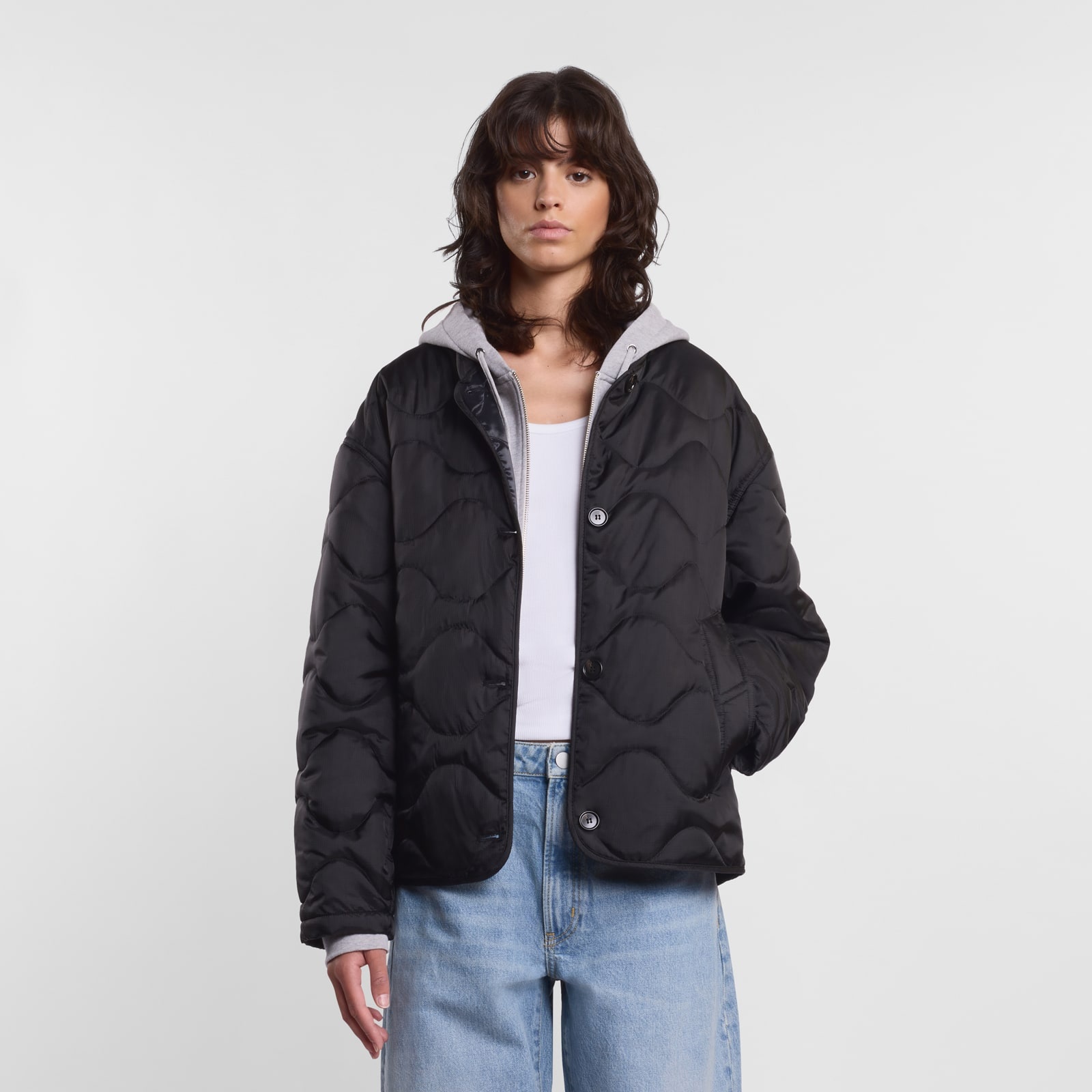 Bomber Jacket in quilted nylon - 4