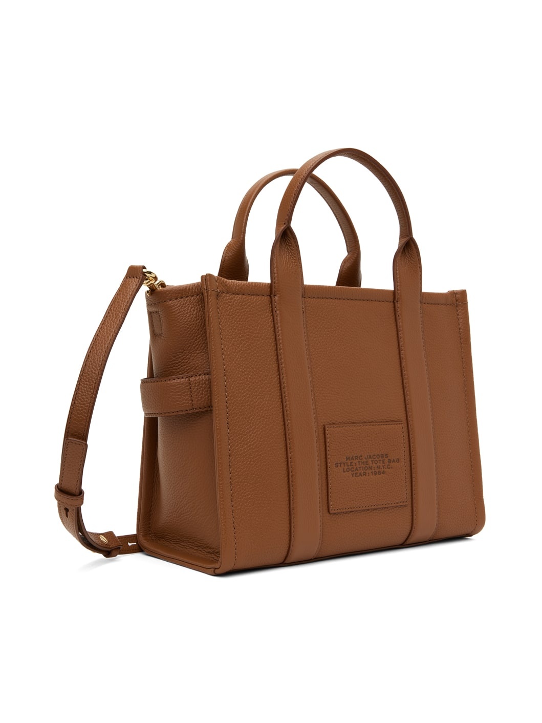 Brown 'The Leather Medium Tote Bag' Tote - 3