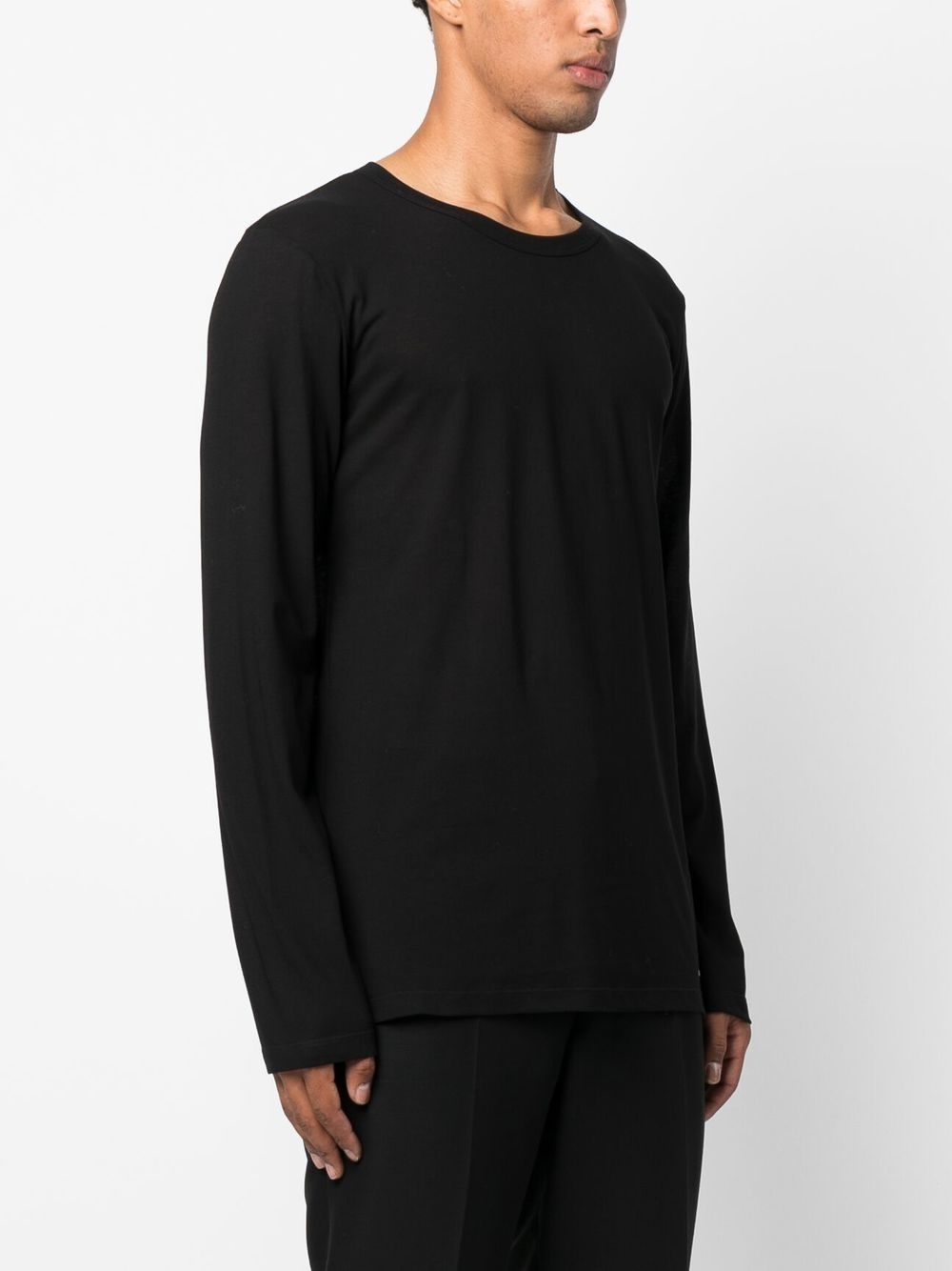 long-sleeved cotton T-shirt - 3