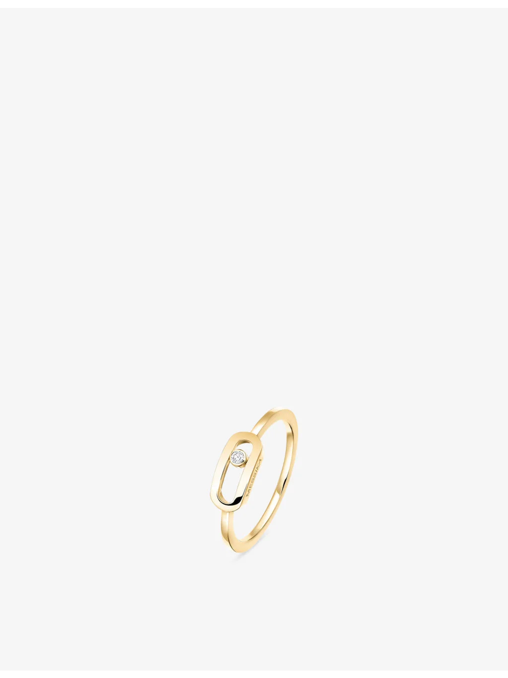 Move Uno 18ct Gold And 0.01ct Diamond Ring - 1