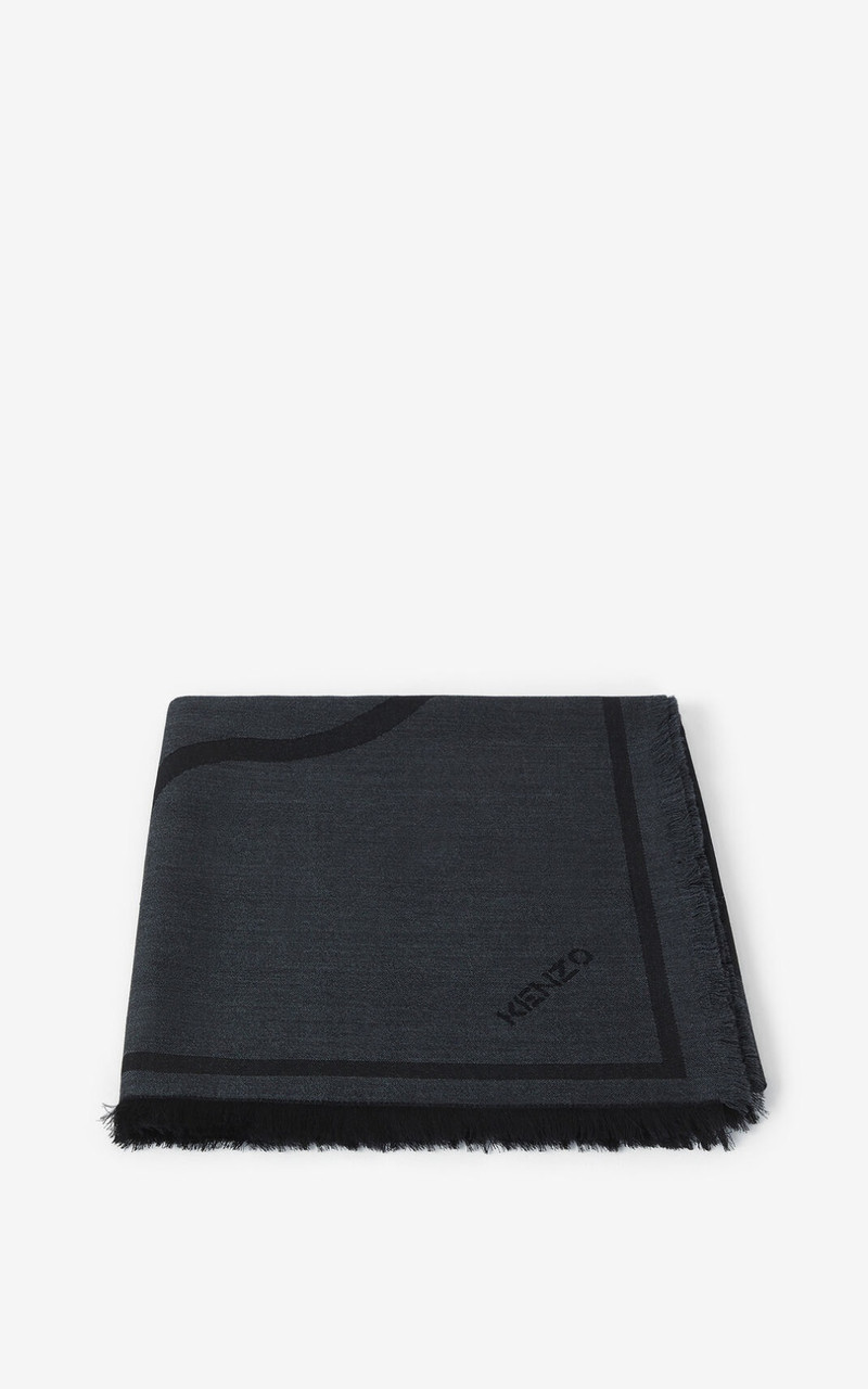 KENZO K-Tiger wool square outlook