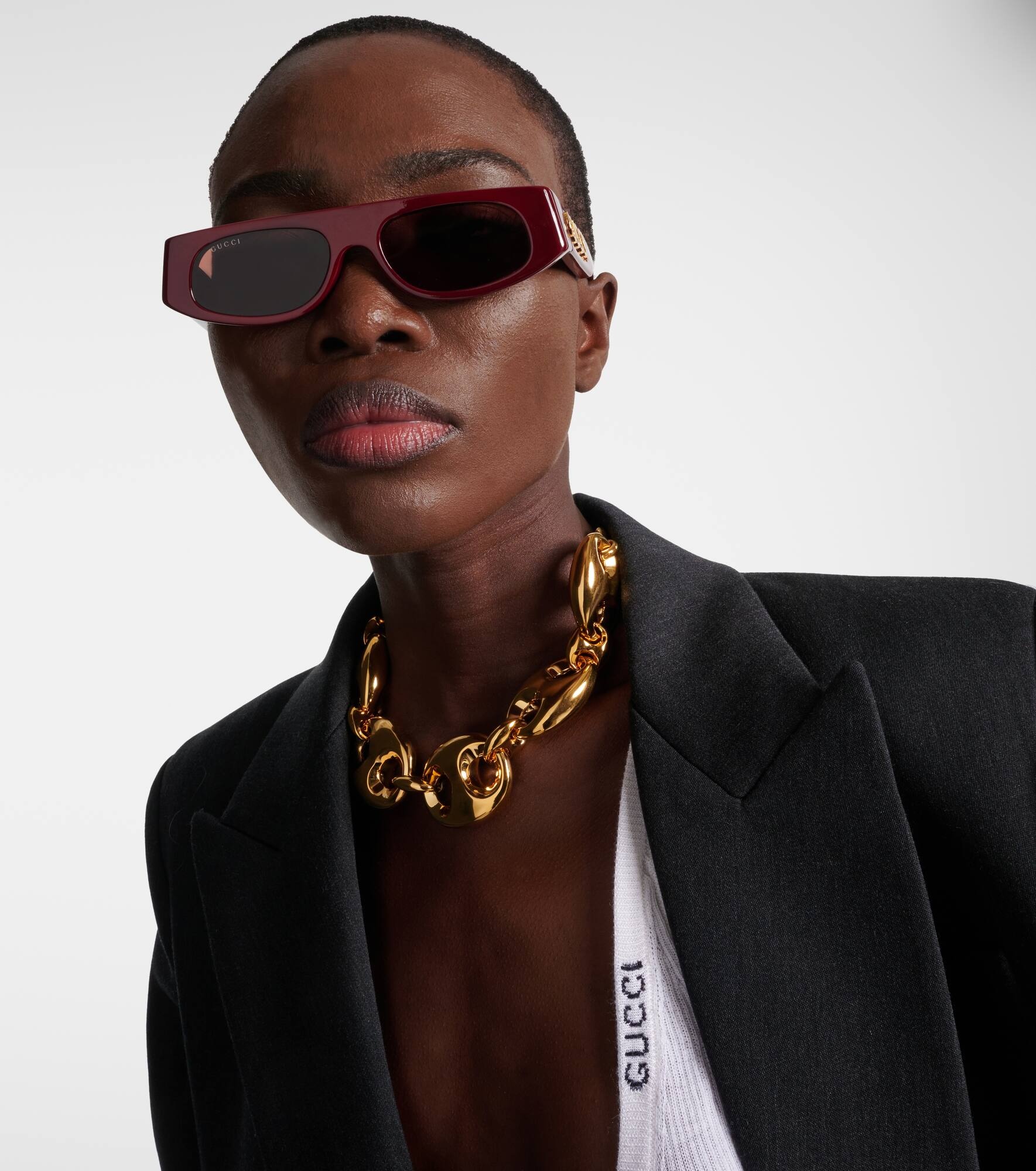 Logo rectangular sunglasses - 6
