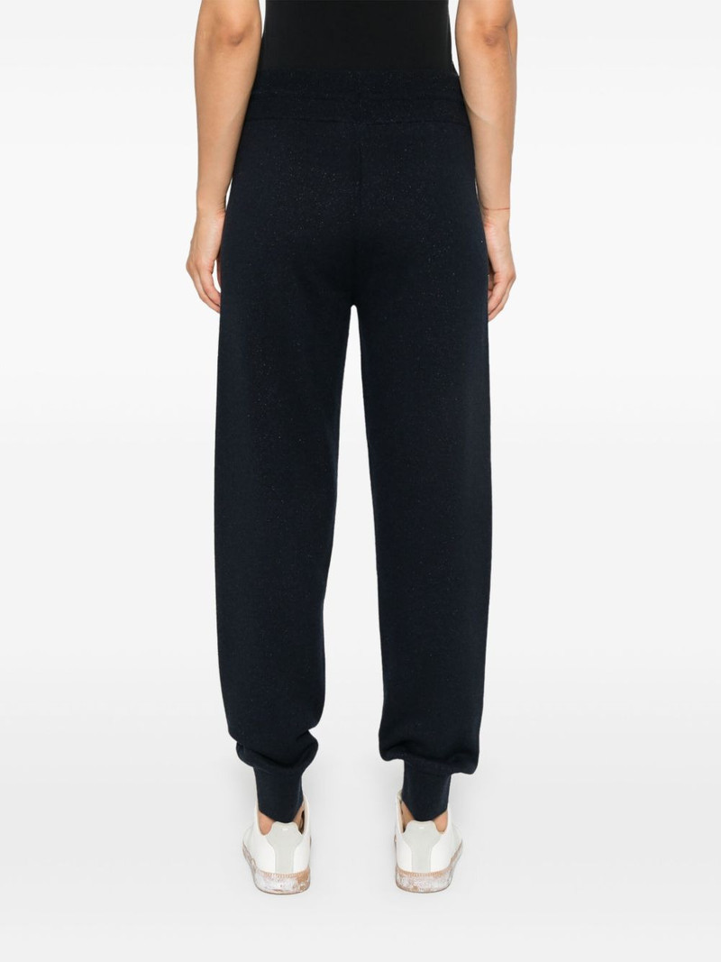 glittered knitted track pants 4