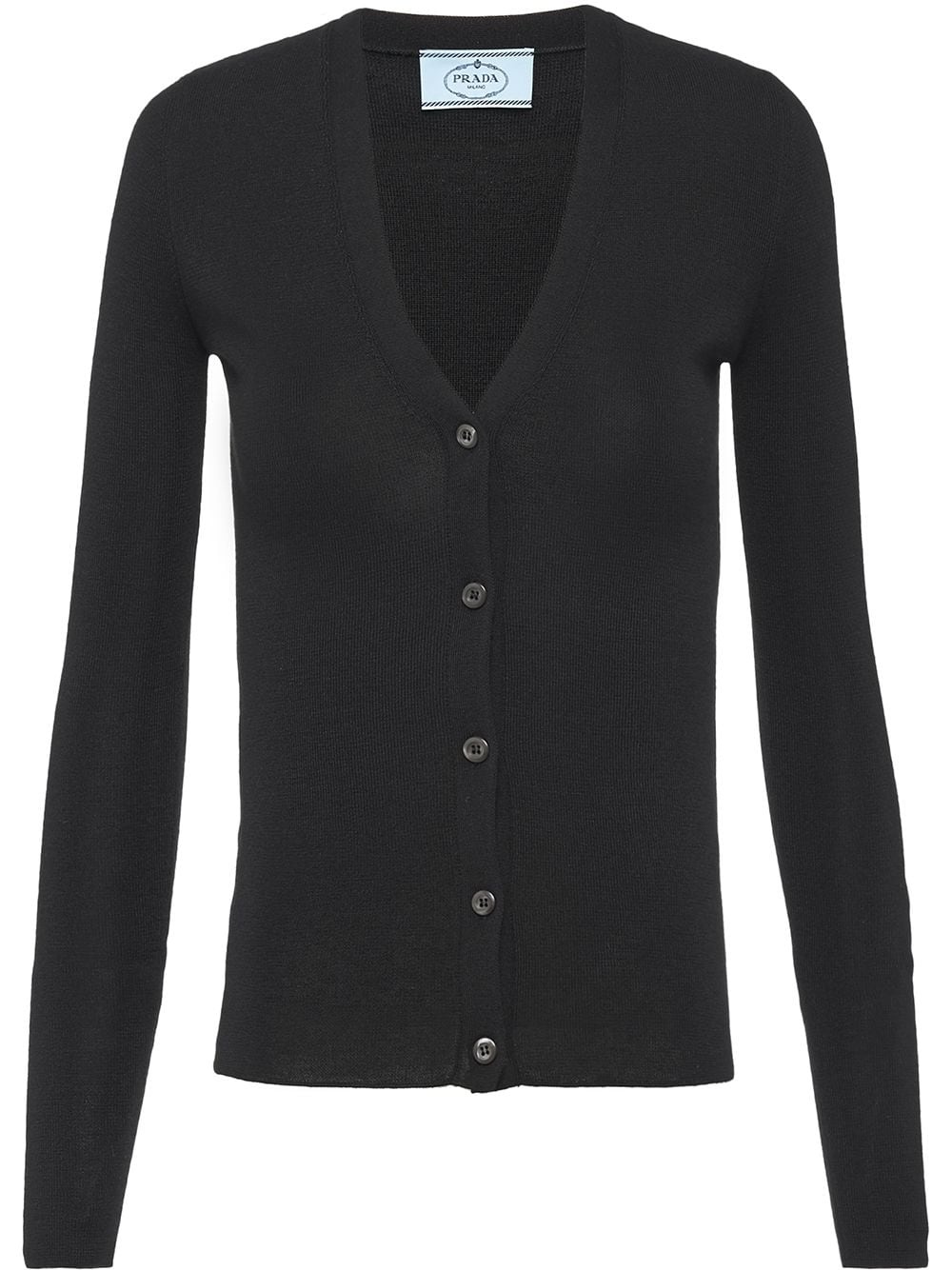 V-neck buttoned cardigan - 1