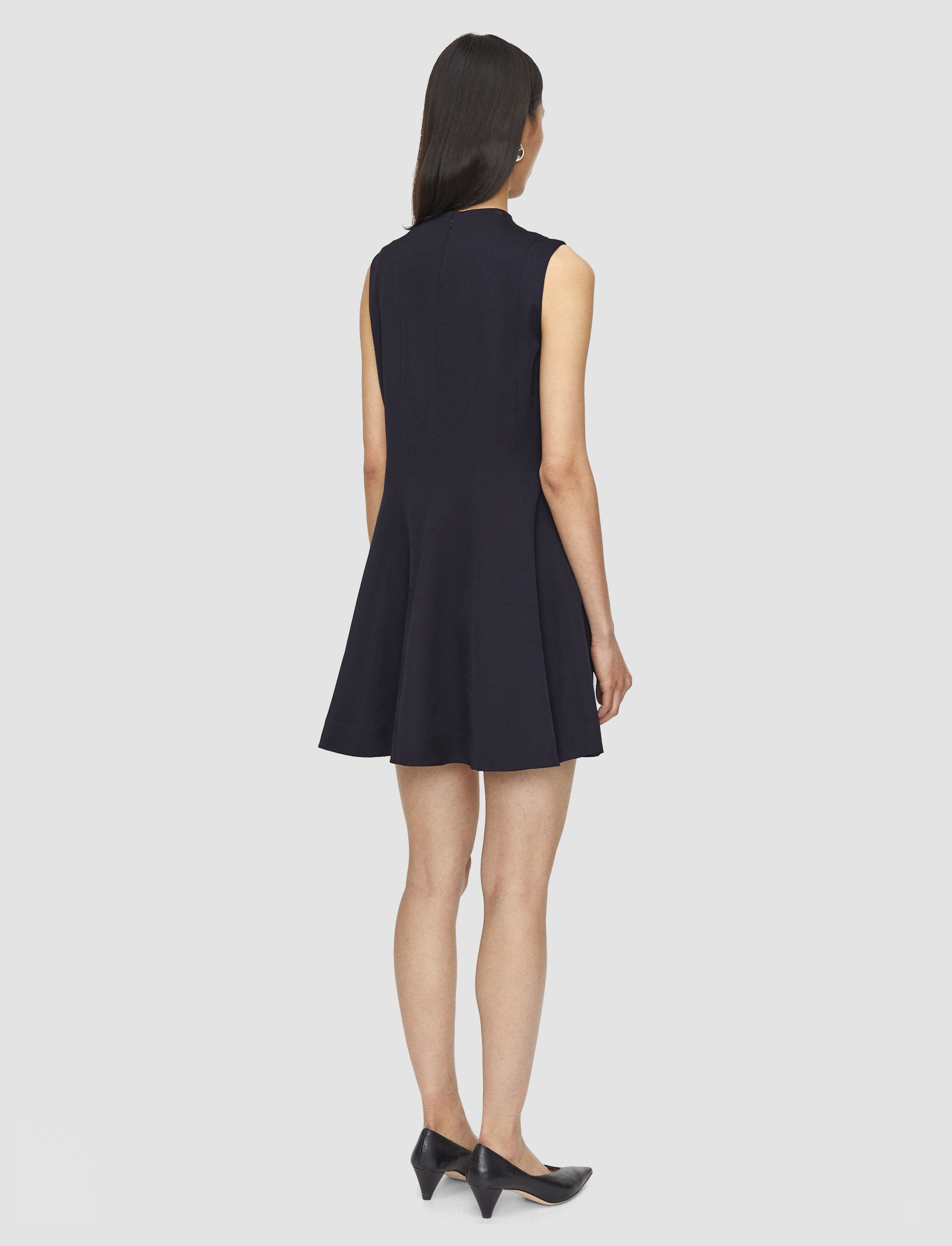 Edita Viscose Crepe Mini Dress - 3