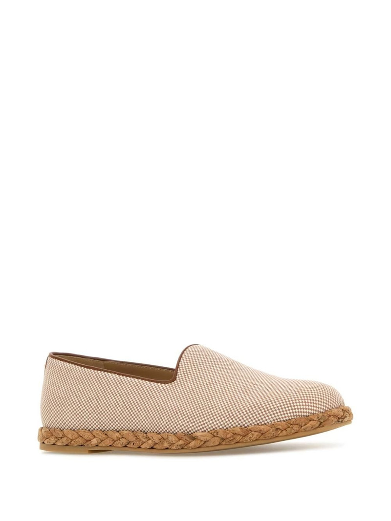 Valentino leather espadrilles outlook