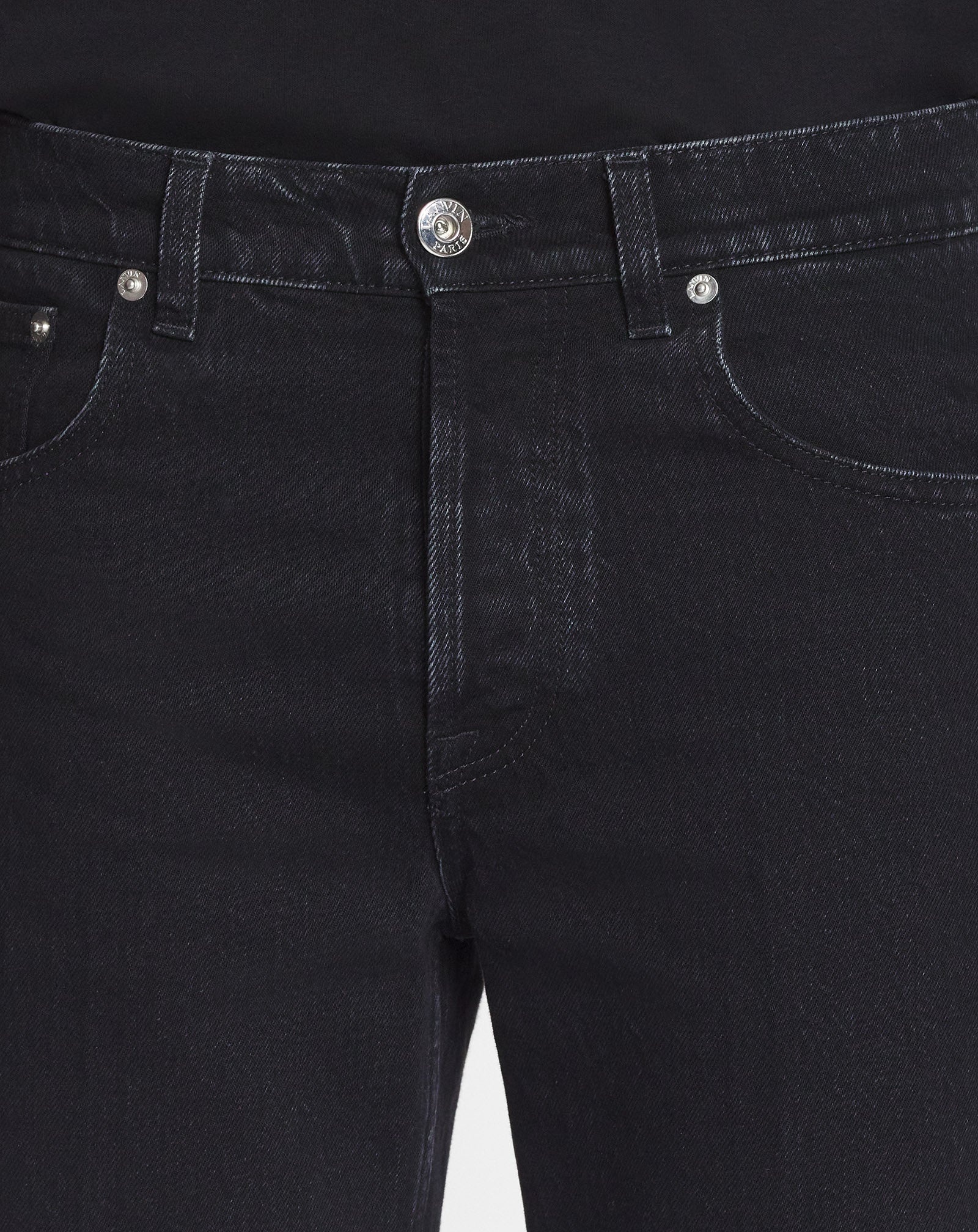 STRAIGHT 5-POCKET DENIM PANTS - 5