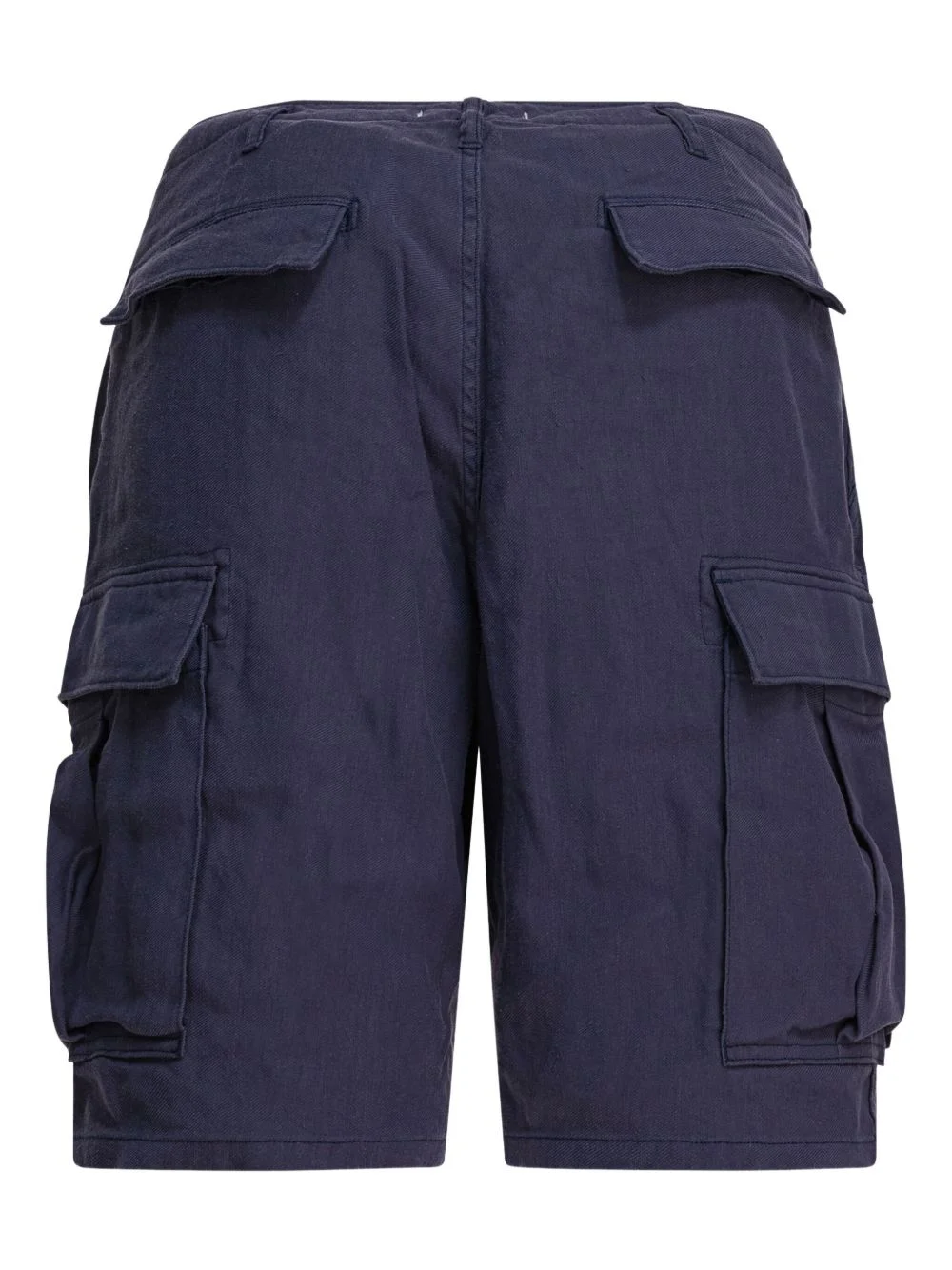 pleated cargo shorts - 1