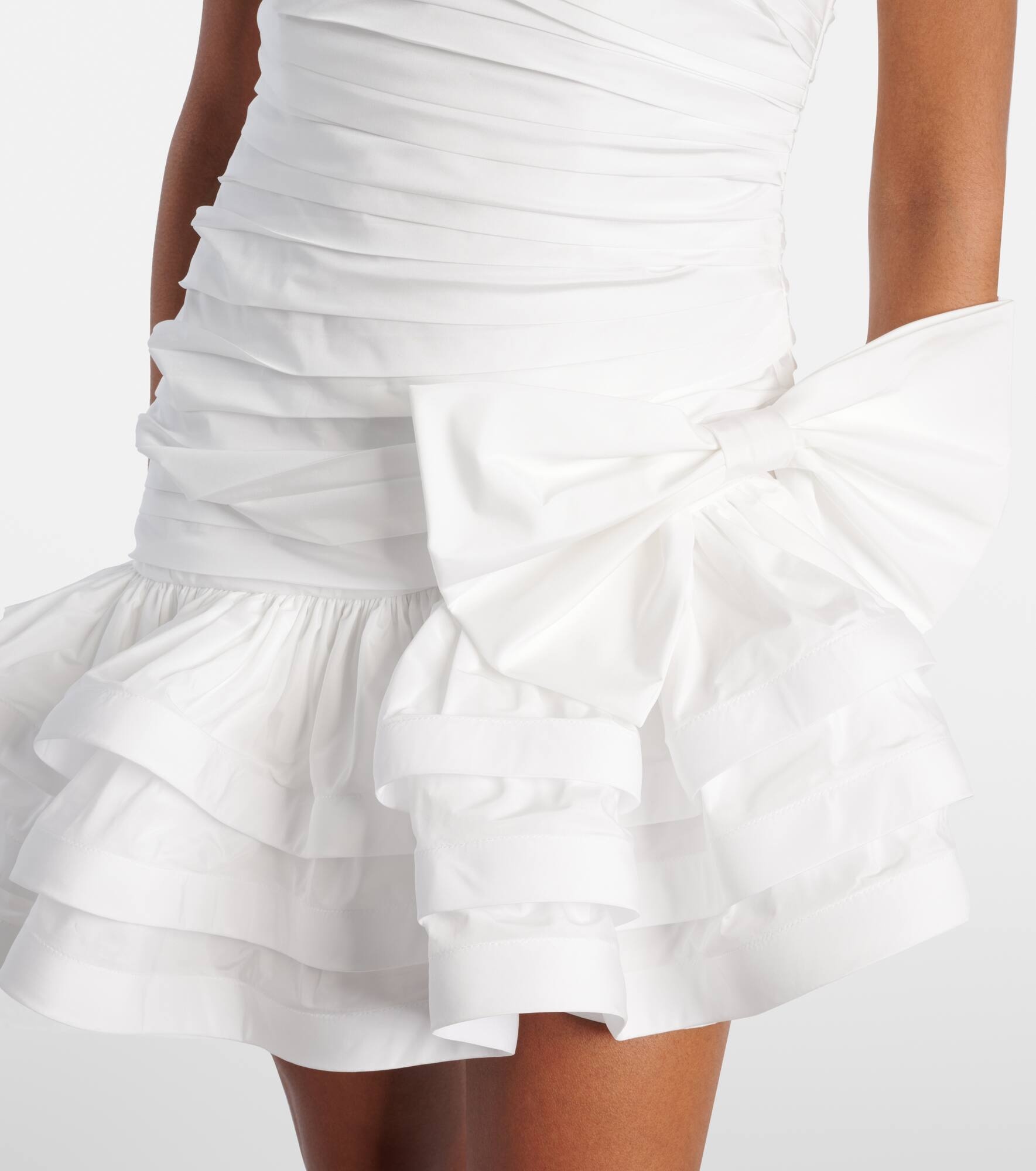 Ruffled taffetta minidress - 5