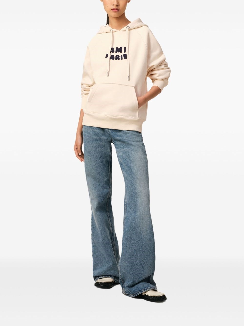 Logo cotton hoodie - 5