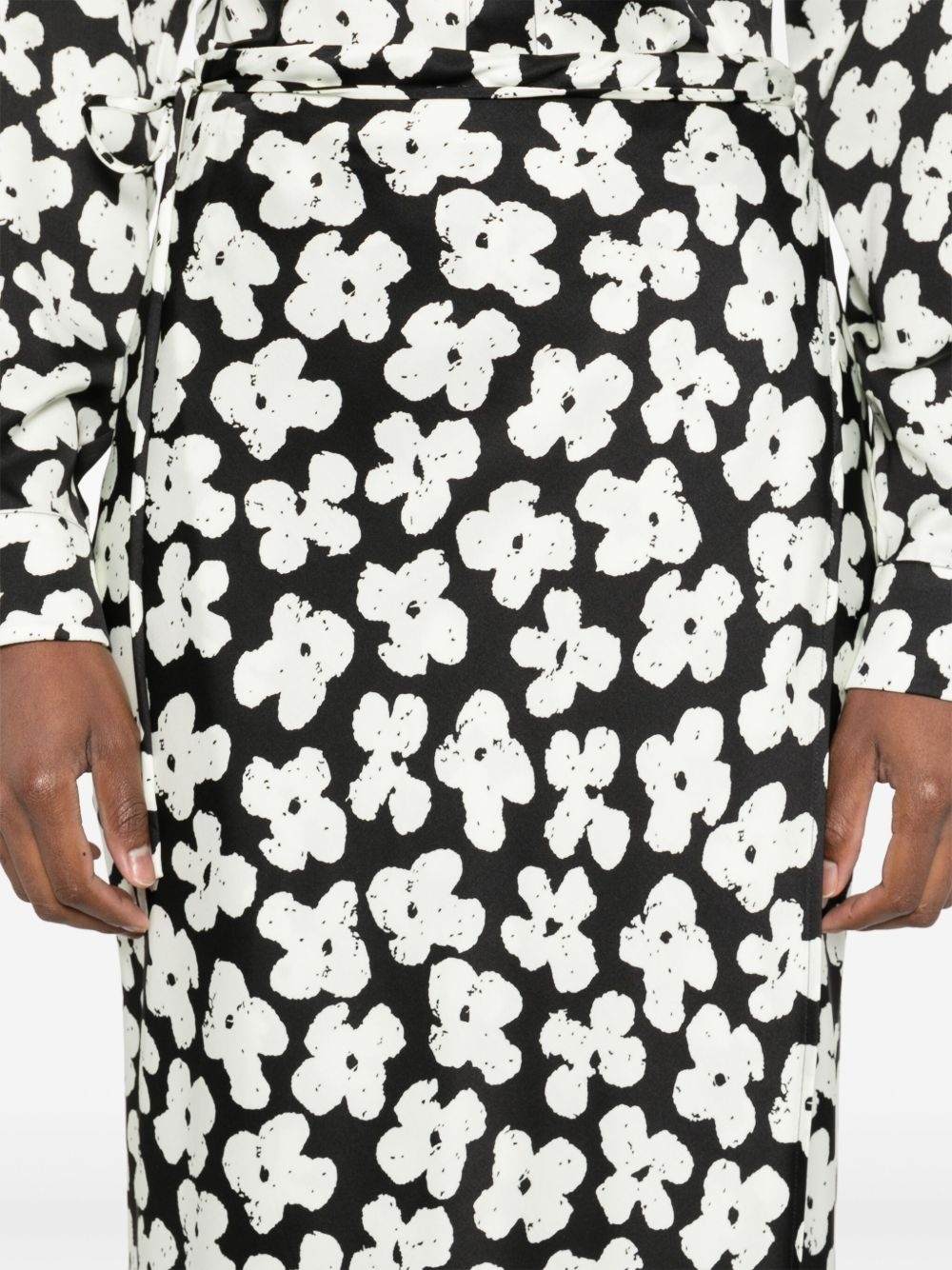 floral-print midi skirt - 5