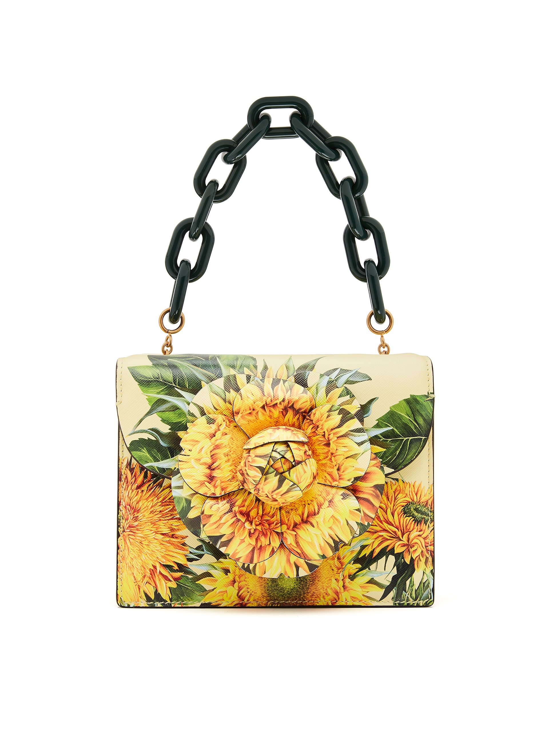 SUNFLOWER PRINTED MINI TRO BAG - 3