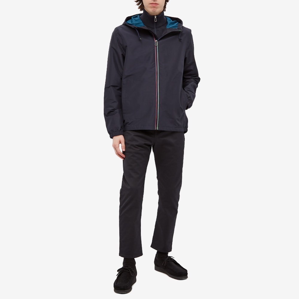 Paul Smith Striped Zip Hooded Windbreaker - 7